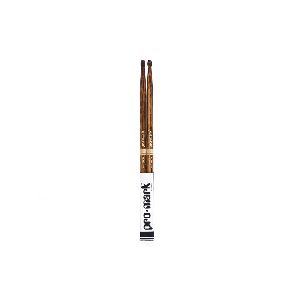 ProMark Classic Forward 5B FireGrain Hickory Drumstick Oval Wood Tip