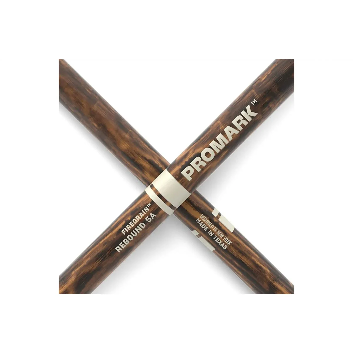 ProMark Rebound 5A FireGrain Hickory Drumstick Acorn Wood Tip - Image 2