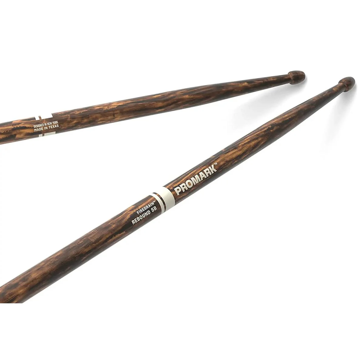 ProMark Rebound 5B FireGrain Hickory Drumstick Acorn Wood Tip - Image 3