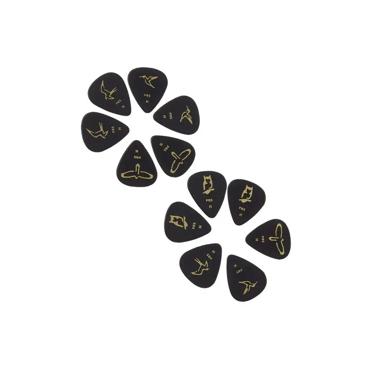 PRS Gold Bird Medium Guitar Picks - 12 Pack - Image 2