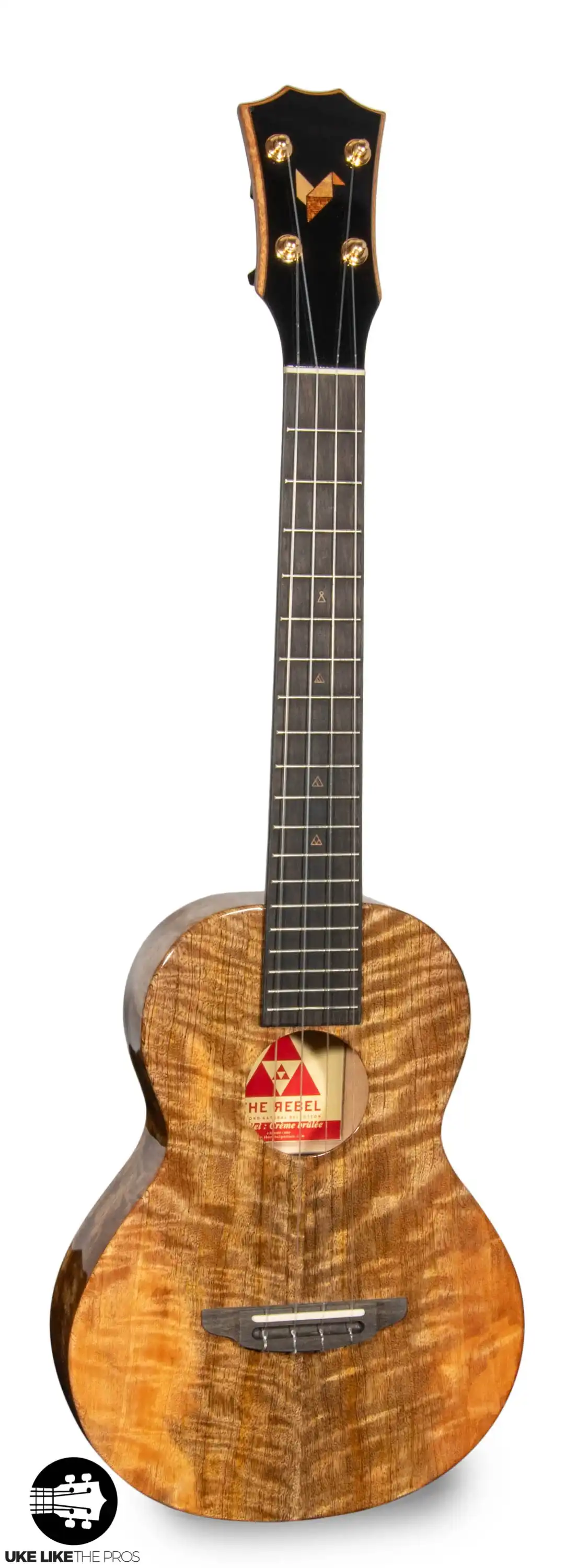 Rebel Creme Brulee Slimline Tenor Ukulele Solid Mango "Cardi" ULTP Top Rated - Image 3