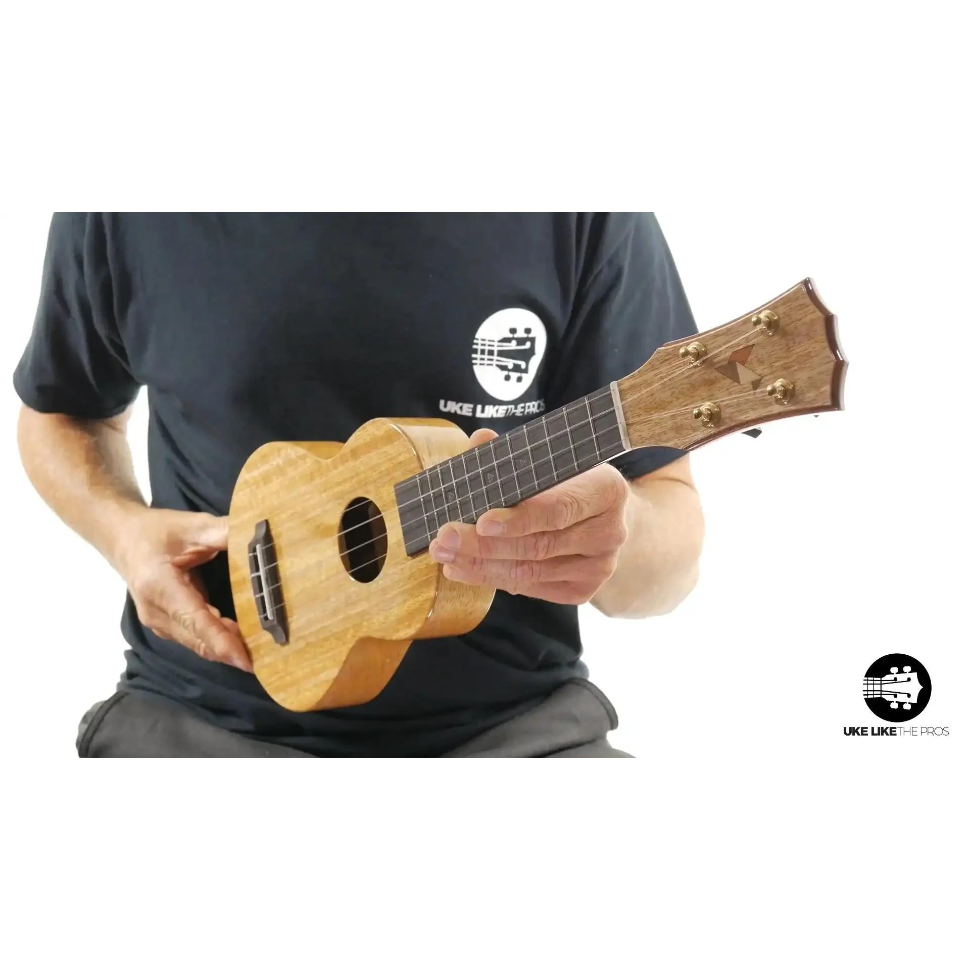 Rebel Creme Brulee Soprano Ukulele Mango "Mini T-Rex" - Image 3