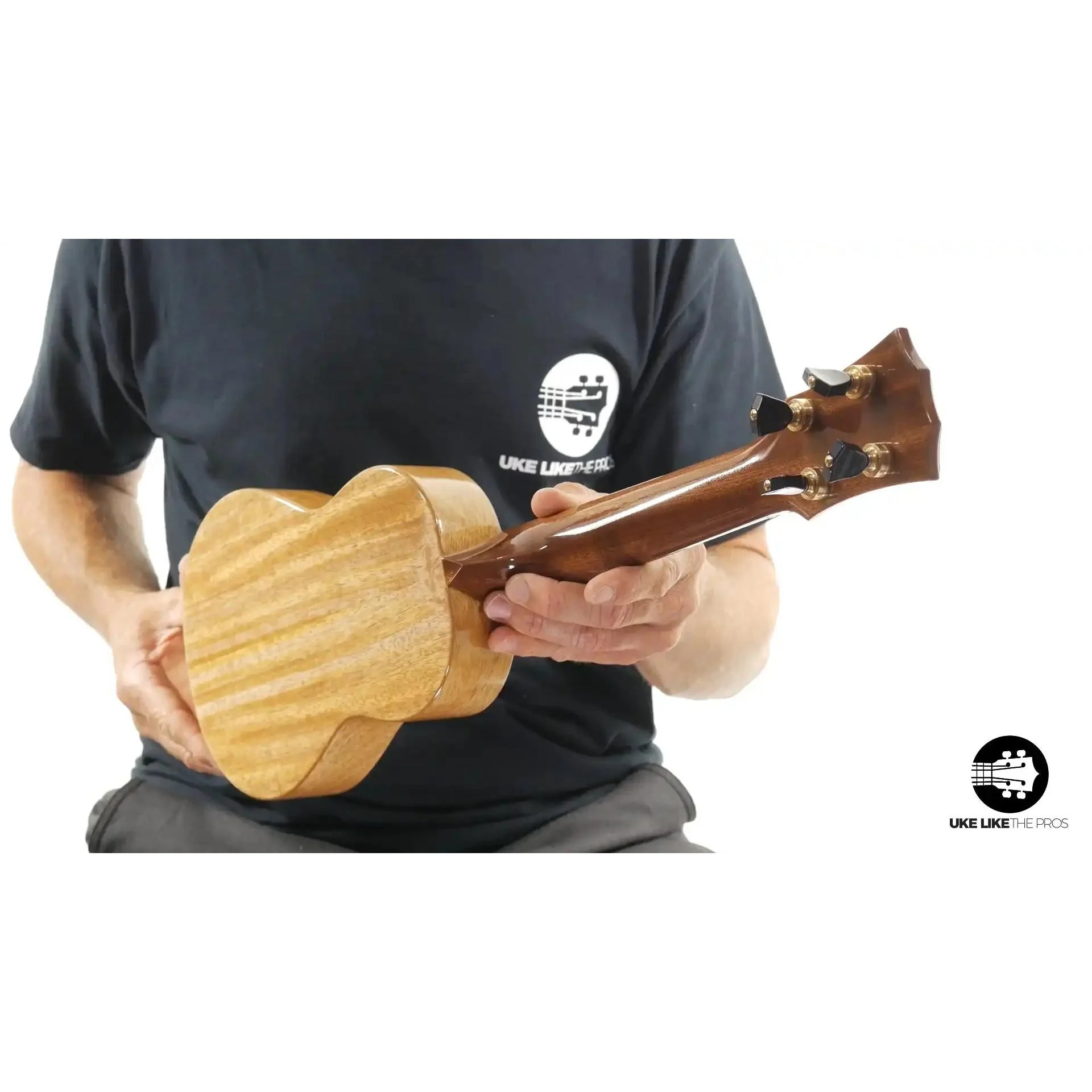 Rebel Creme Brulee Soprano Ukulele Mango "Mini T-Rex" - Image 4