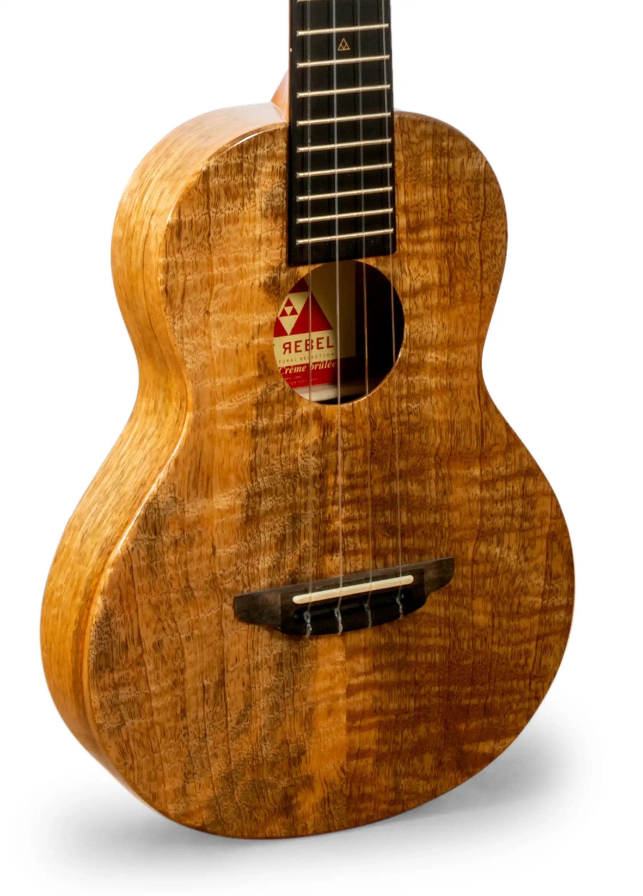 Rebel Creme Brulee Slimline Tenor Ukulele Solid Mango "Haleth"