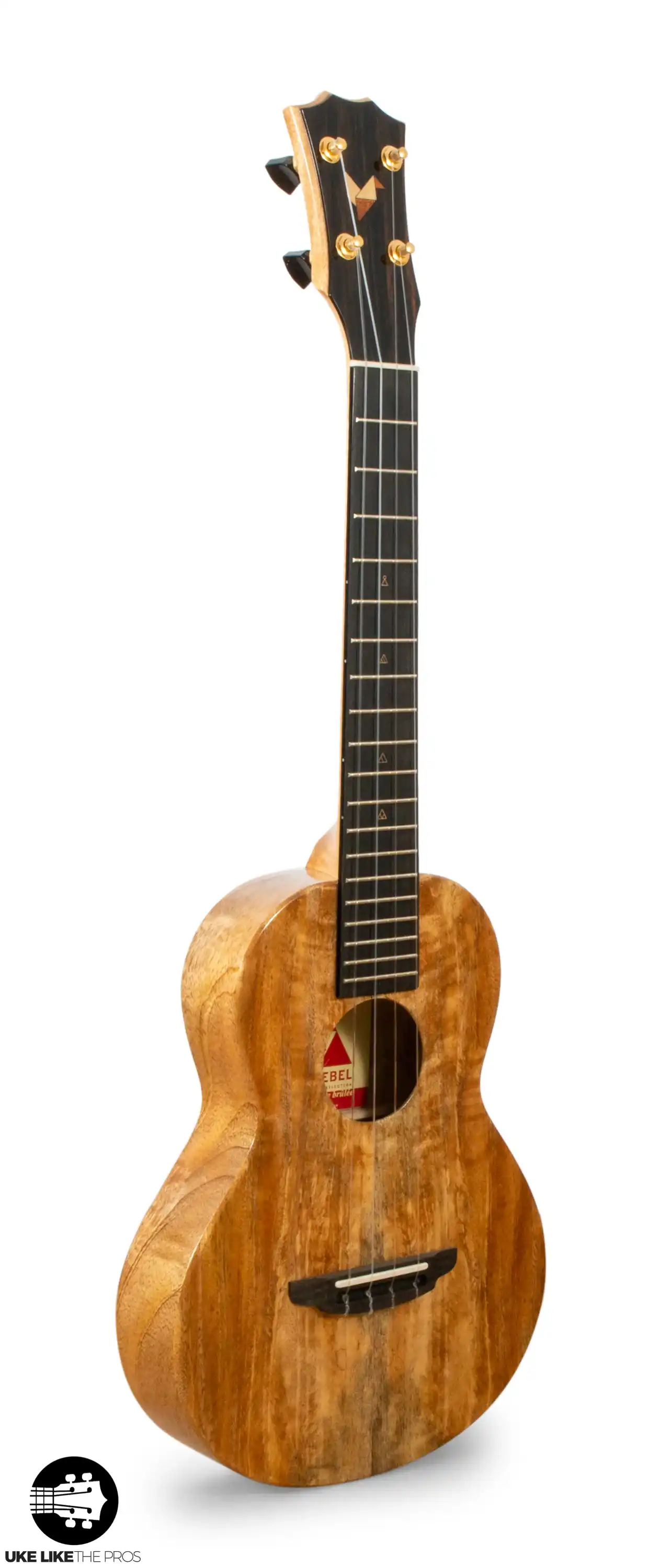 Rebel Creme Brulee Slimline Tenor Ukulele Solid Mango "Lia" - Image 3