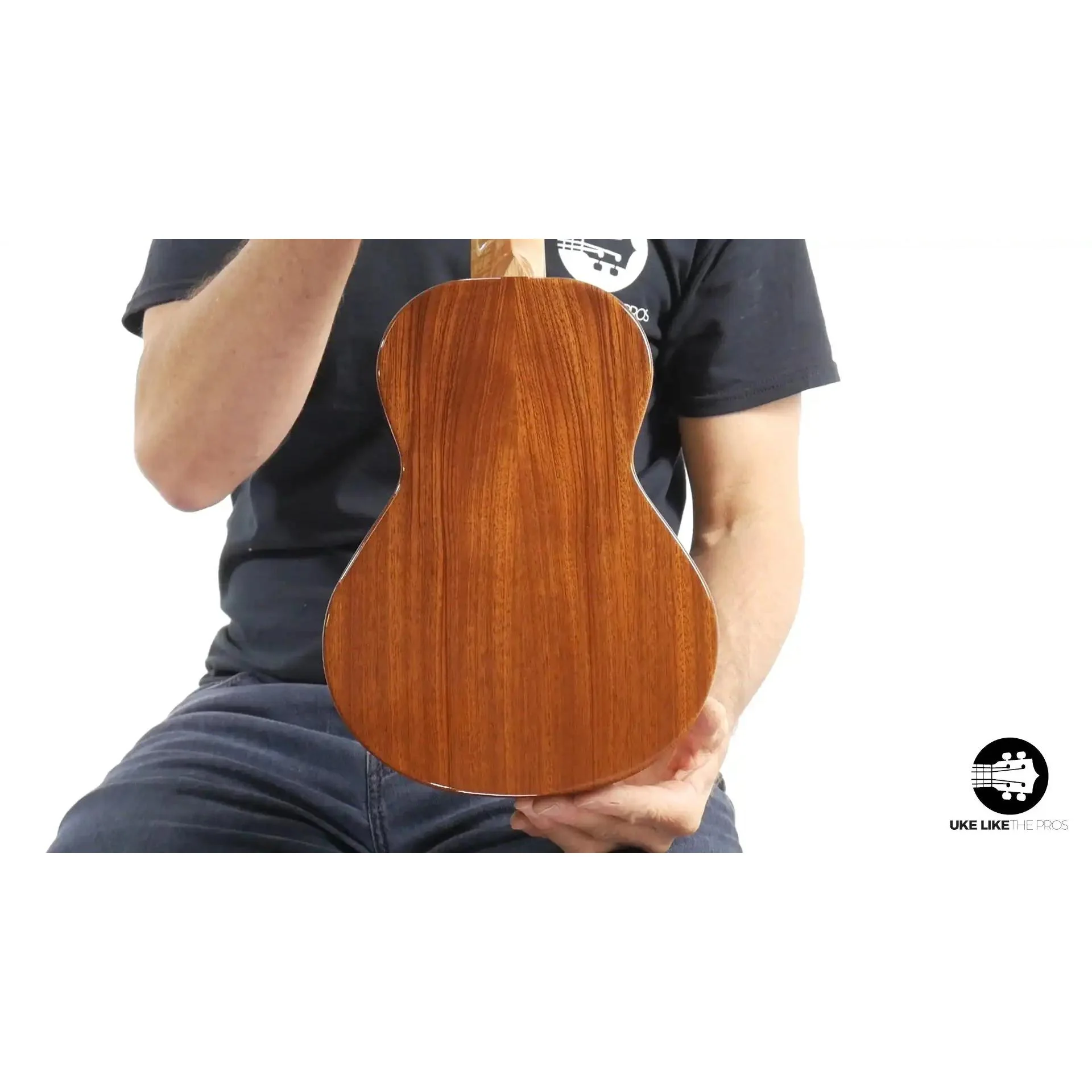 Rebel Double Cheese Tenor Ukulele Solid Spruce Top and Mahogany "Shooting Star" - Image 4
