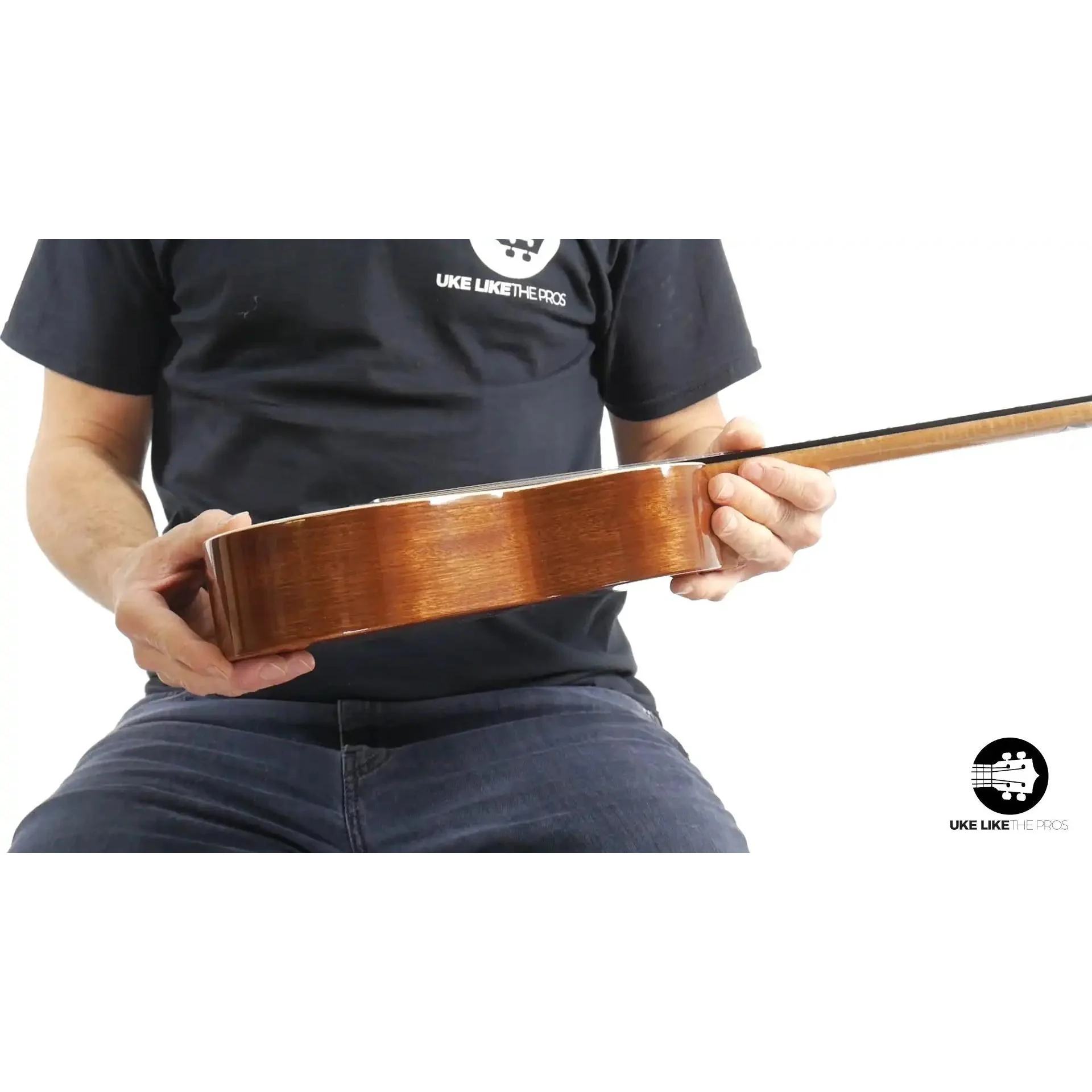 Rebel Double Cheese Tenor Ukulele Solid Spruce Top and Mahogany "Shooting Star" - Image 9