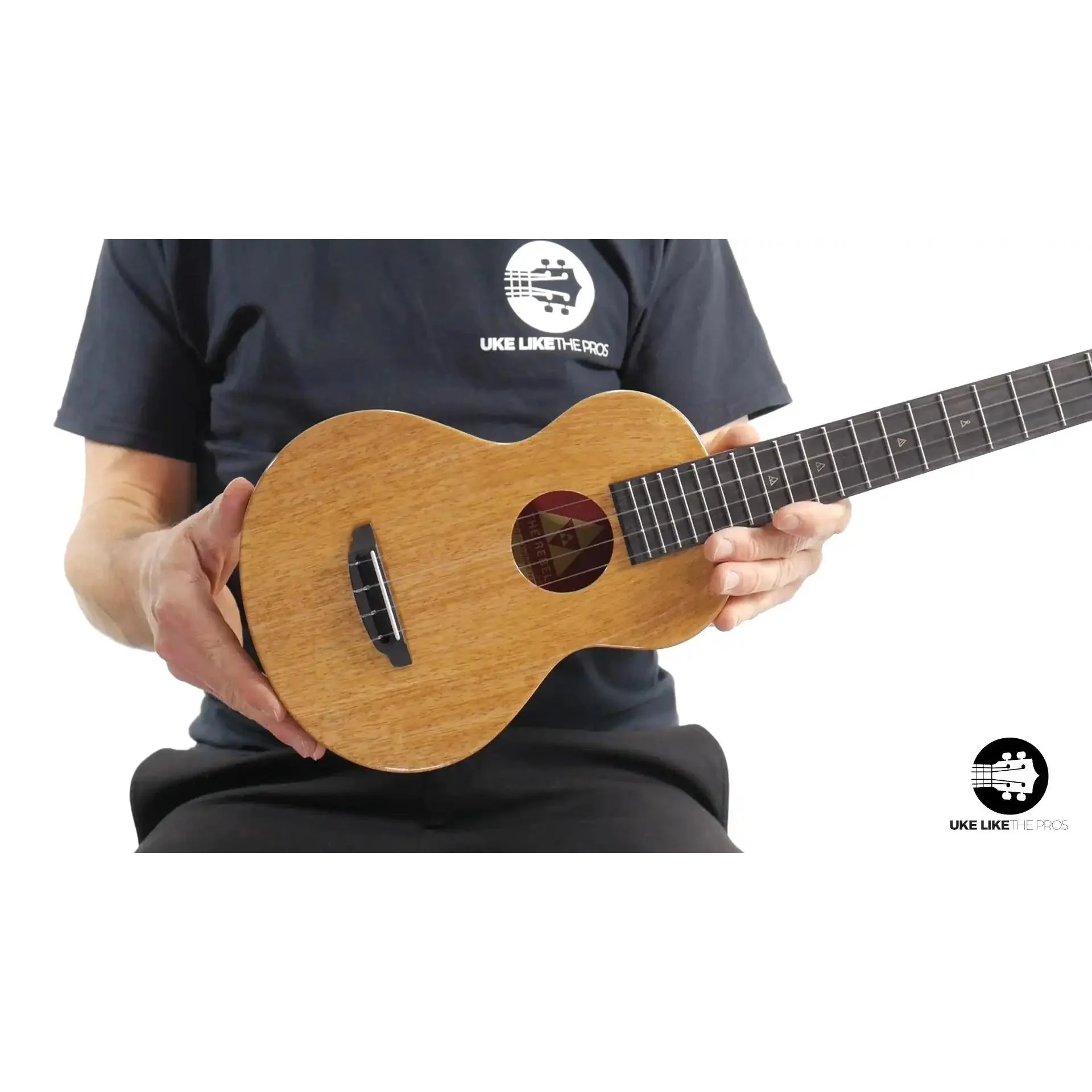 Rebel Double Creme Long Neck Concert Ukulele Mango "Mango Magic"
