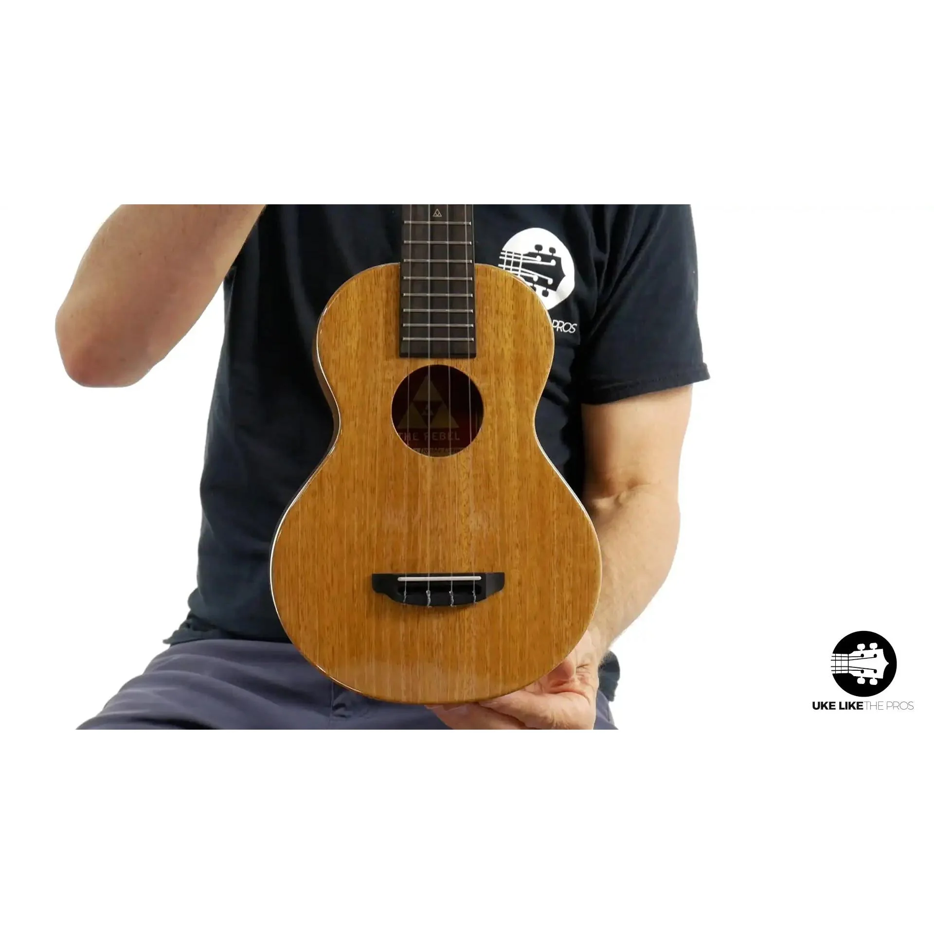 Rebel Double Creme Mango Super Concert Ukulele "Avril"