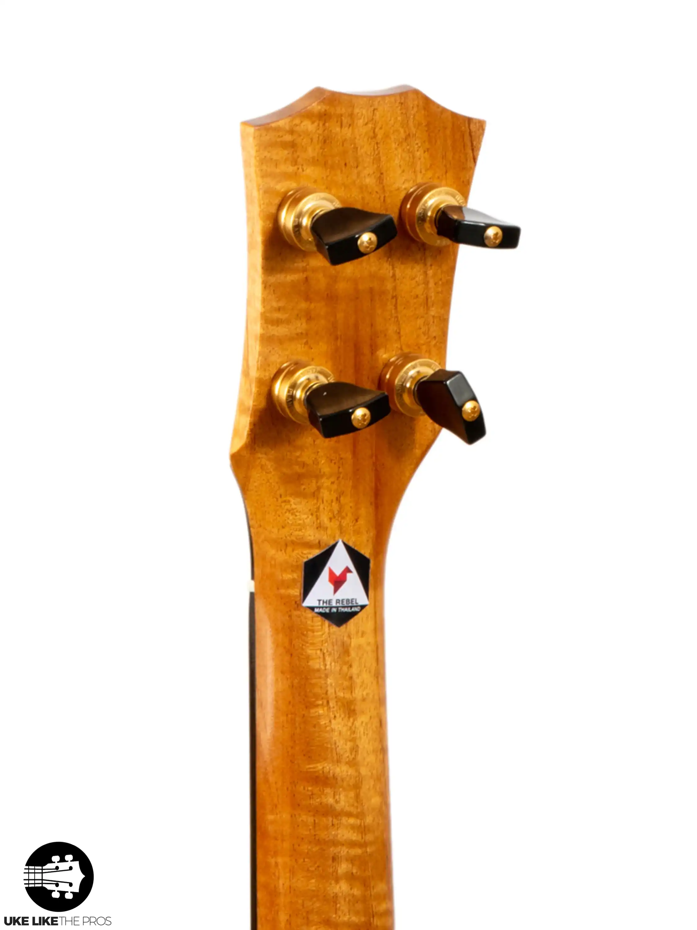 Rebel Creme Brulee Slimline Concert Ukulele Solid Mango "Melian" - Image 7