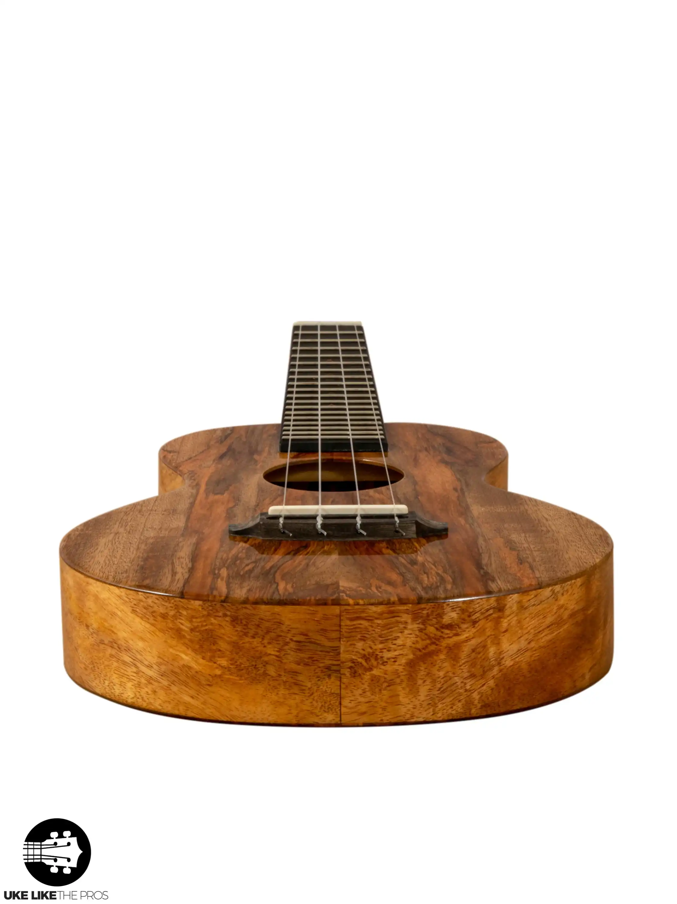 Rebel Creme Brulee Slimline Concert Ukulele Solid Mango "Melian" - Image 8