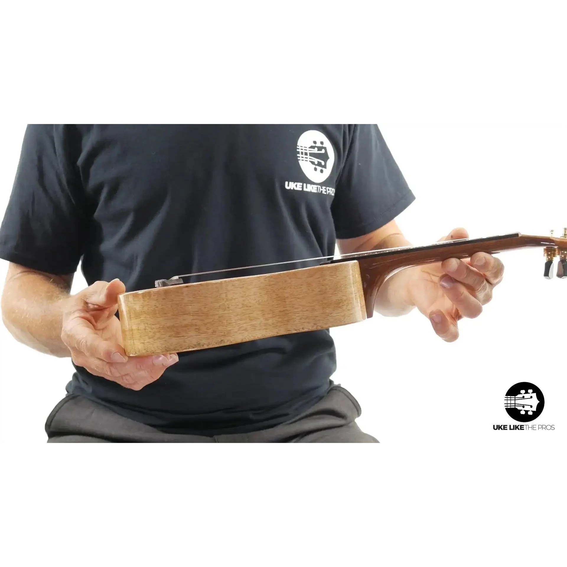 Rebel Double Creme Soprano Ukulele Mango "Little Giant" - Image 9