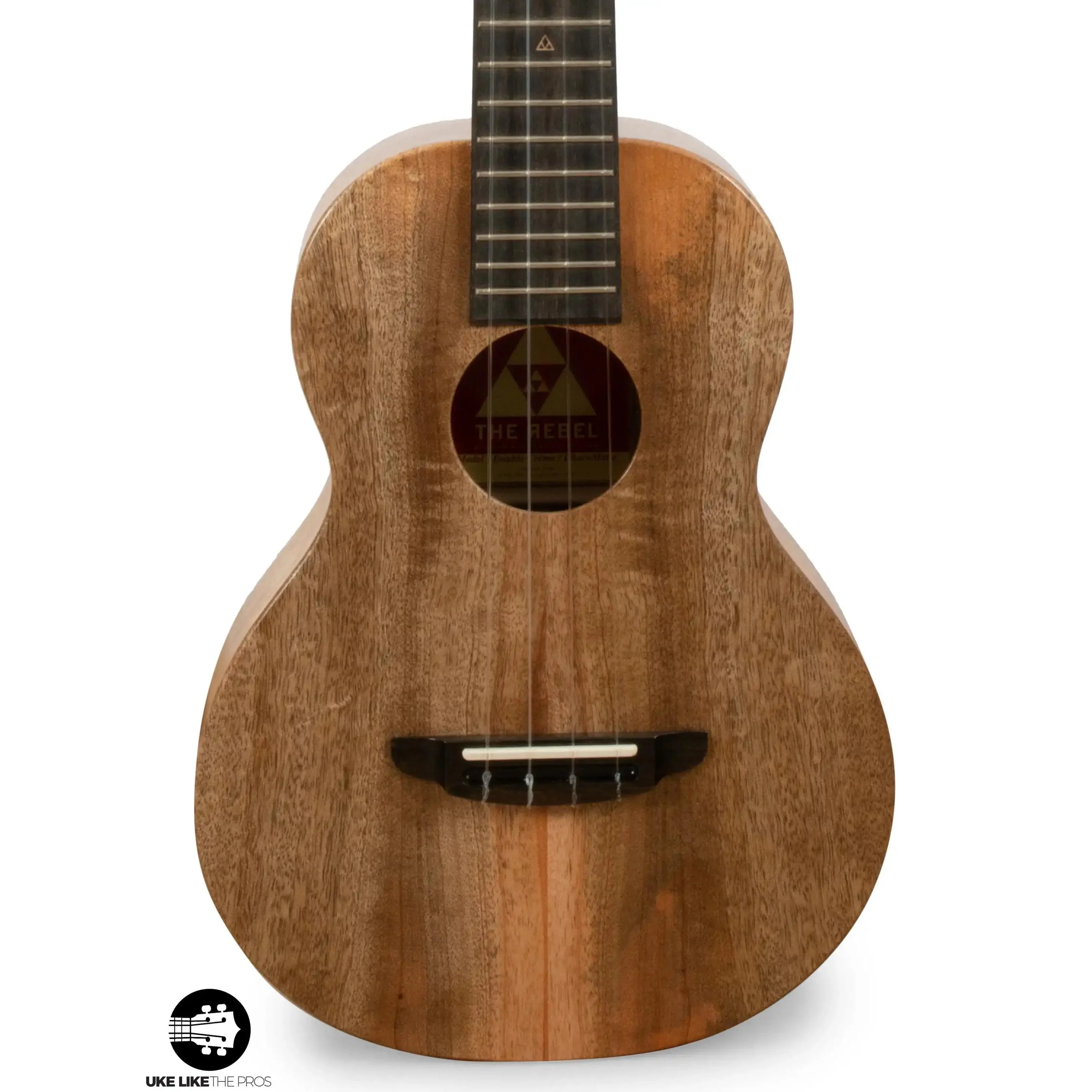 [DISCOUNTED] Rebel Double Creme Tenor Ukulele Solid Mango "Solar Flare" Satin Finish - Image 5