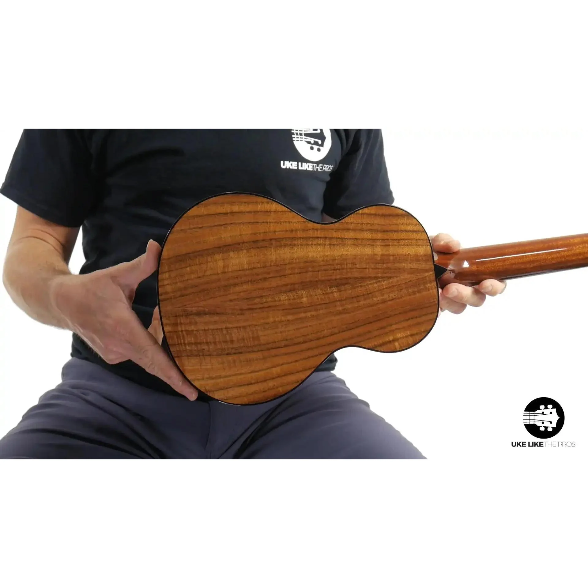 Rebel Pluto Tenor Ukulele Solid Spruce Top and Curly Acacia "Imperial Guard" - Image 10