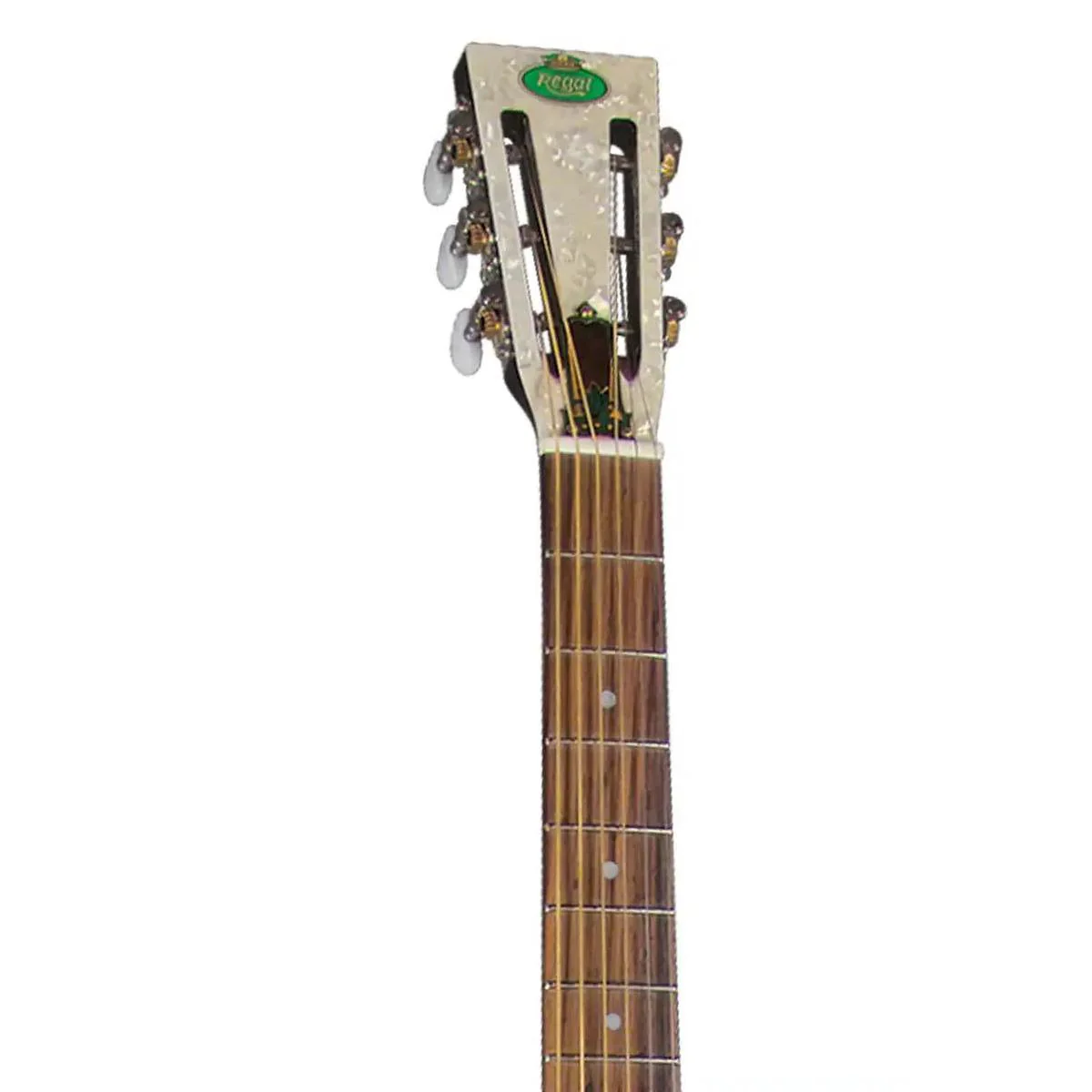 Regal RC-43 Antique Nickel Plated Steel Triolian Guitar - Image 4