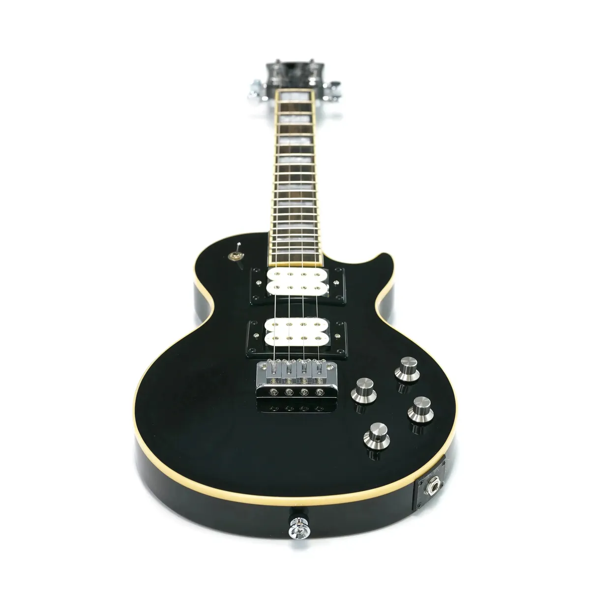 Risa LP-432-BK Black Les Paul Electric Tenor Ukulele - BLEM - Image 4