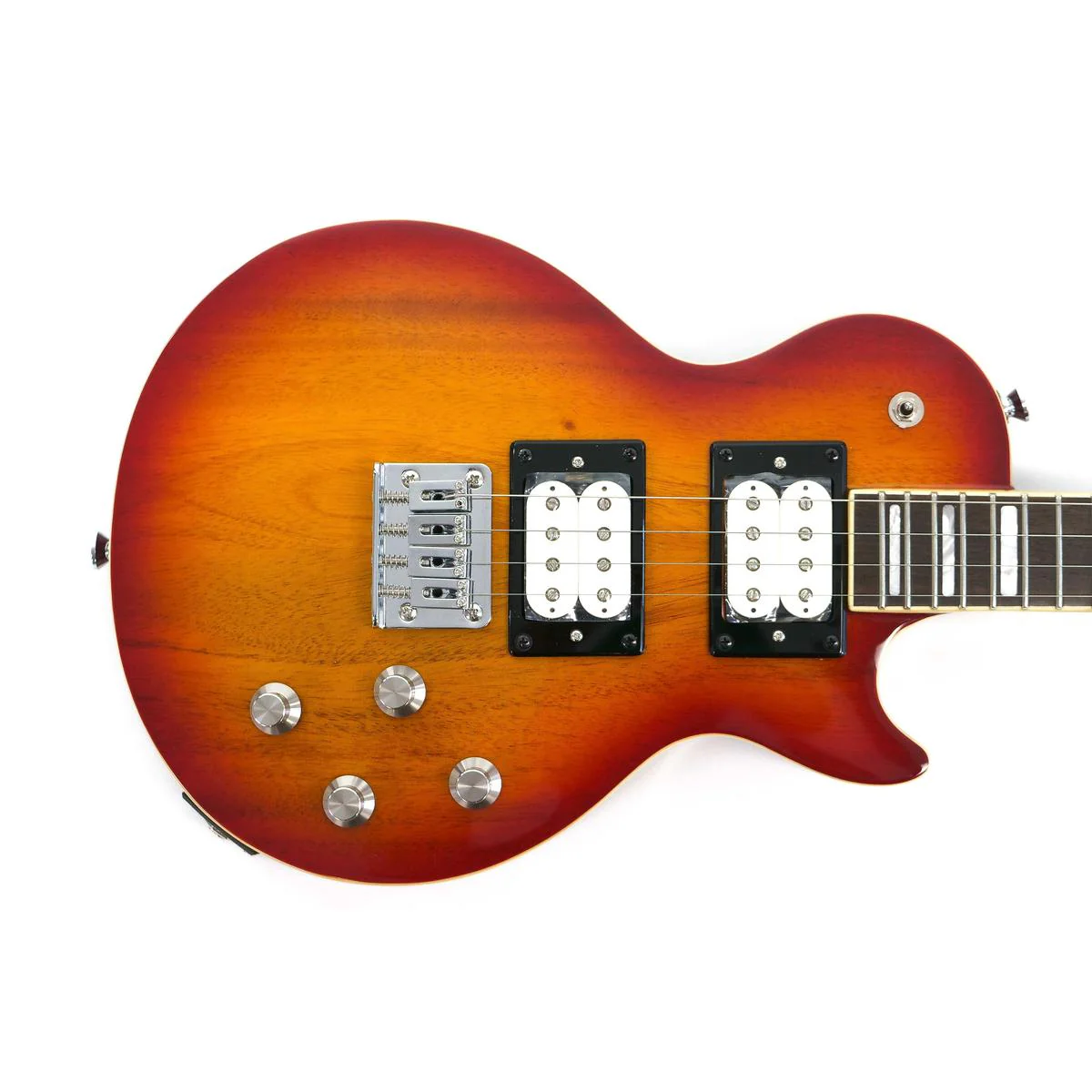 Risa LP-432-CS Cherry Sunburst Les Paul Electric Tenor Ukulele - BLEM