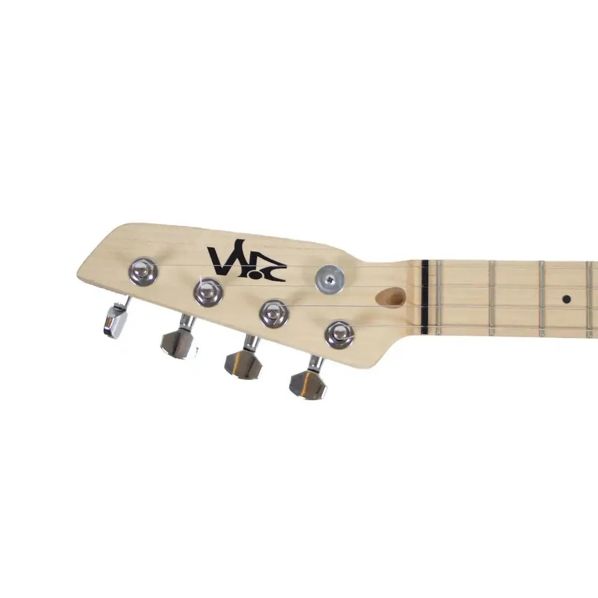 Risa TE-432 Custom Red Tele Style Steel String Electric Tenor Ukulele - Image 6