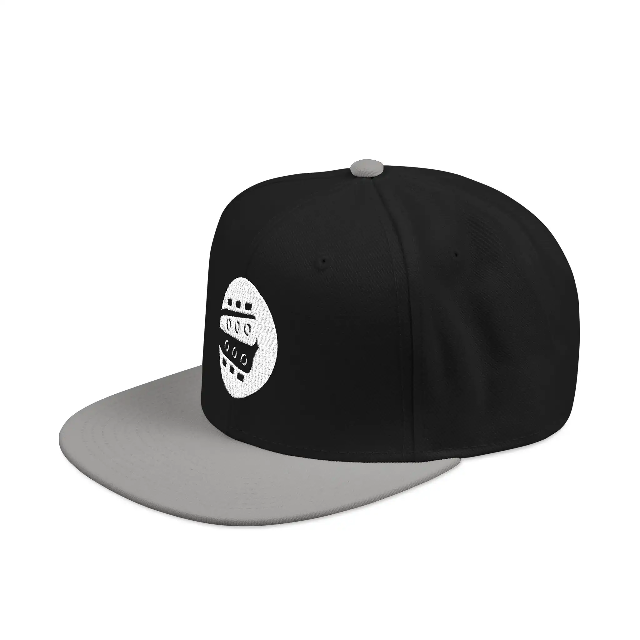 Rock Like The Pros Embroidered Snapback Hat - White Logo - Image 11