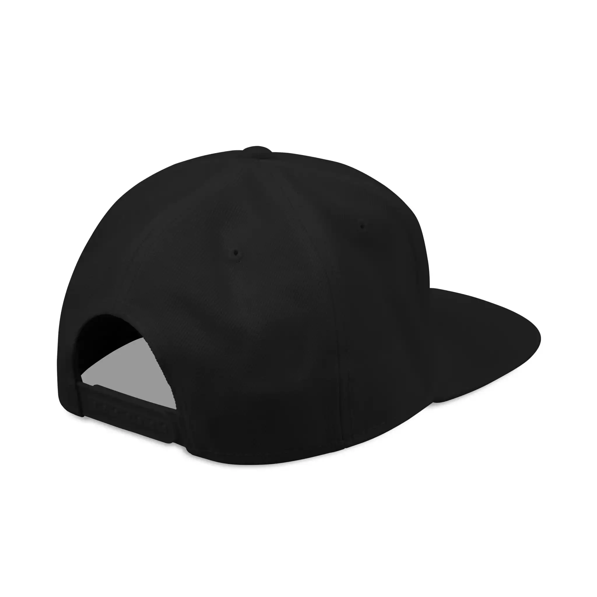 Rock Like The Pros Embroidered Snapback Hat - White Logo - Image 22