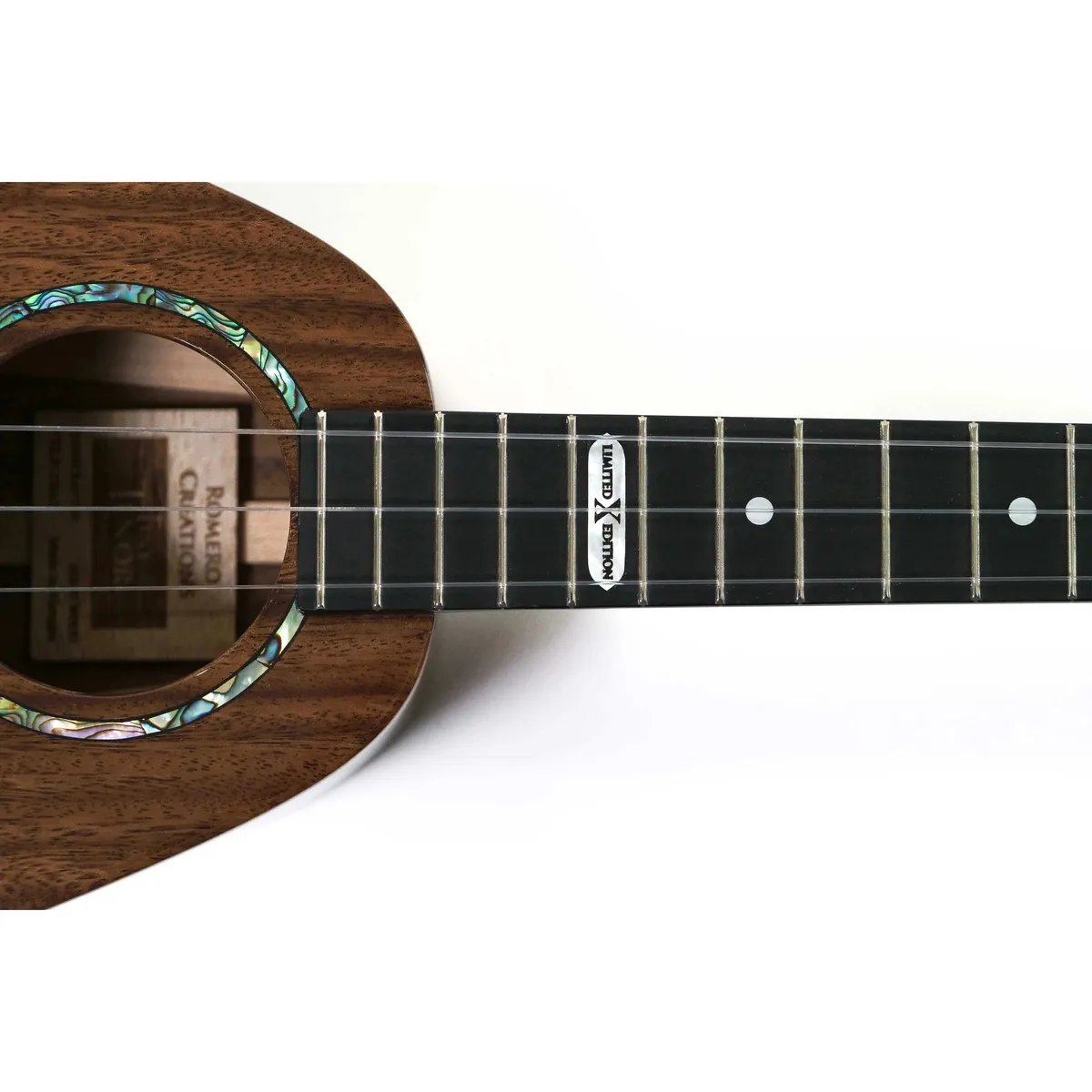 Romero Creations 'Ekolu 3 String Tiny Tenor Ukulele - Image 6