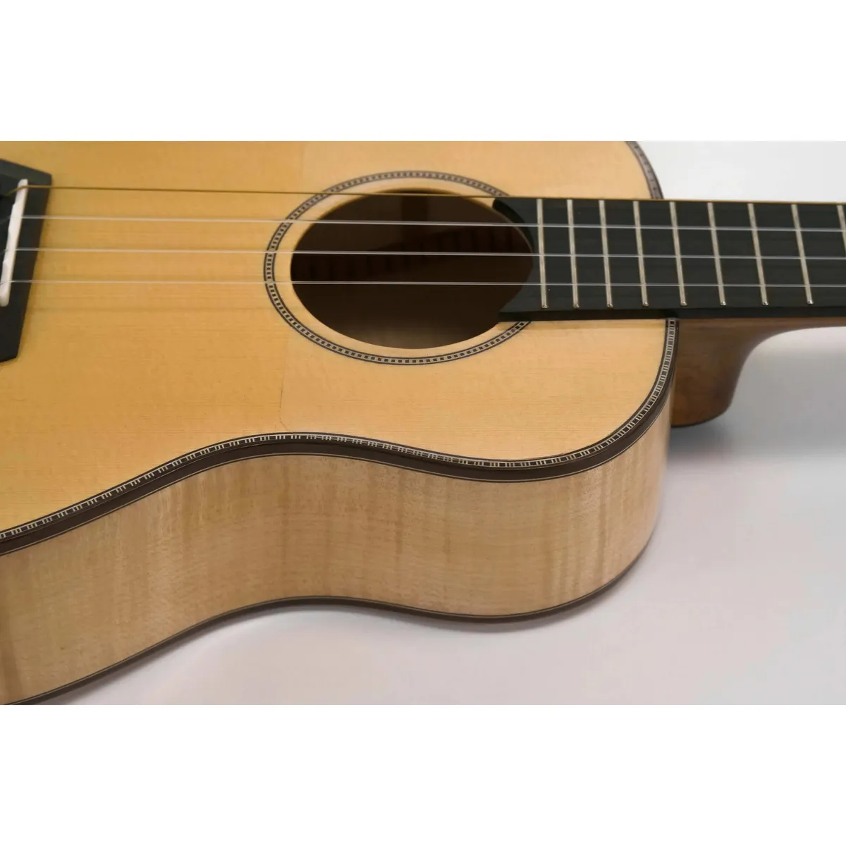 Romero Creations Limited Edition Classic Tenor Ukulele - Moon Spruce/Flamed Maple - Image 3