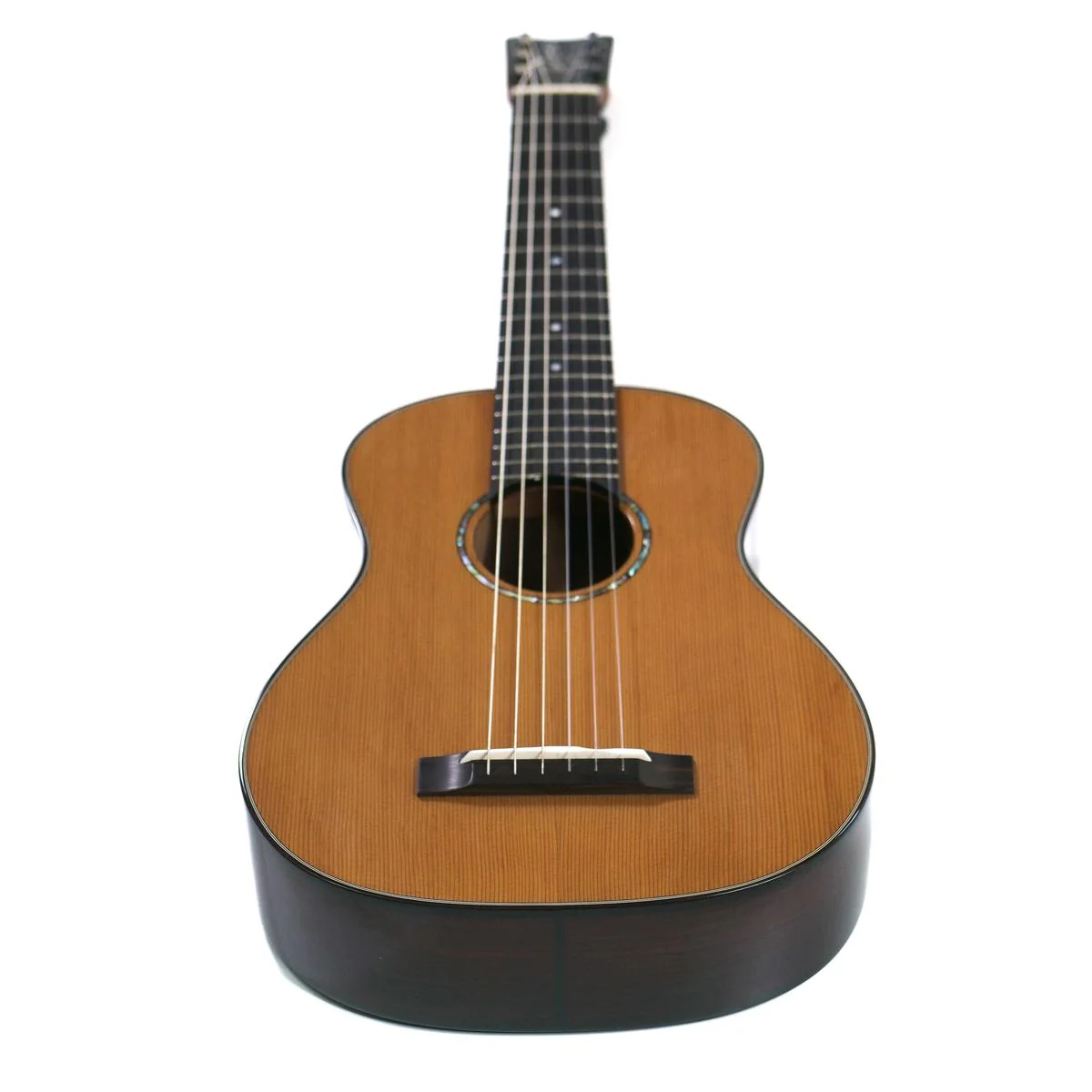 Romero Creations RC-B6-CRW 6-String Nylon Baritone Ukulele/Guitar - Image 4