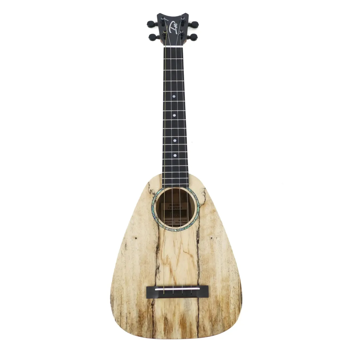 Romero Creations TTMG Spalted Mango Tiny Tenor Ukulele - Image 4