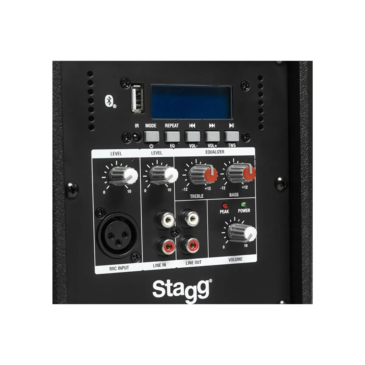 Stagg AS8 US 8" 2-Way Active Speaker Class D 125W - Image 3