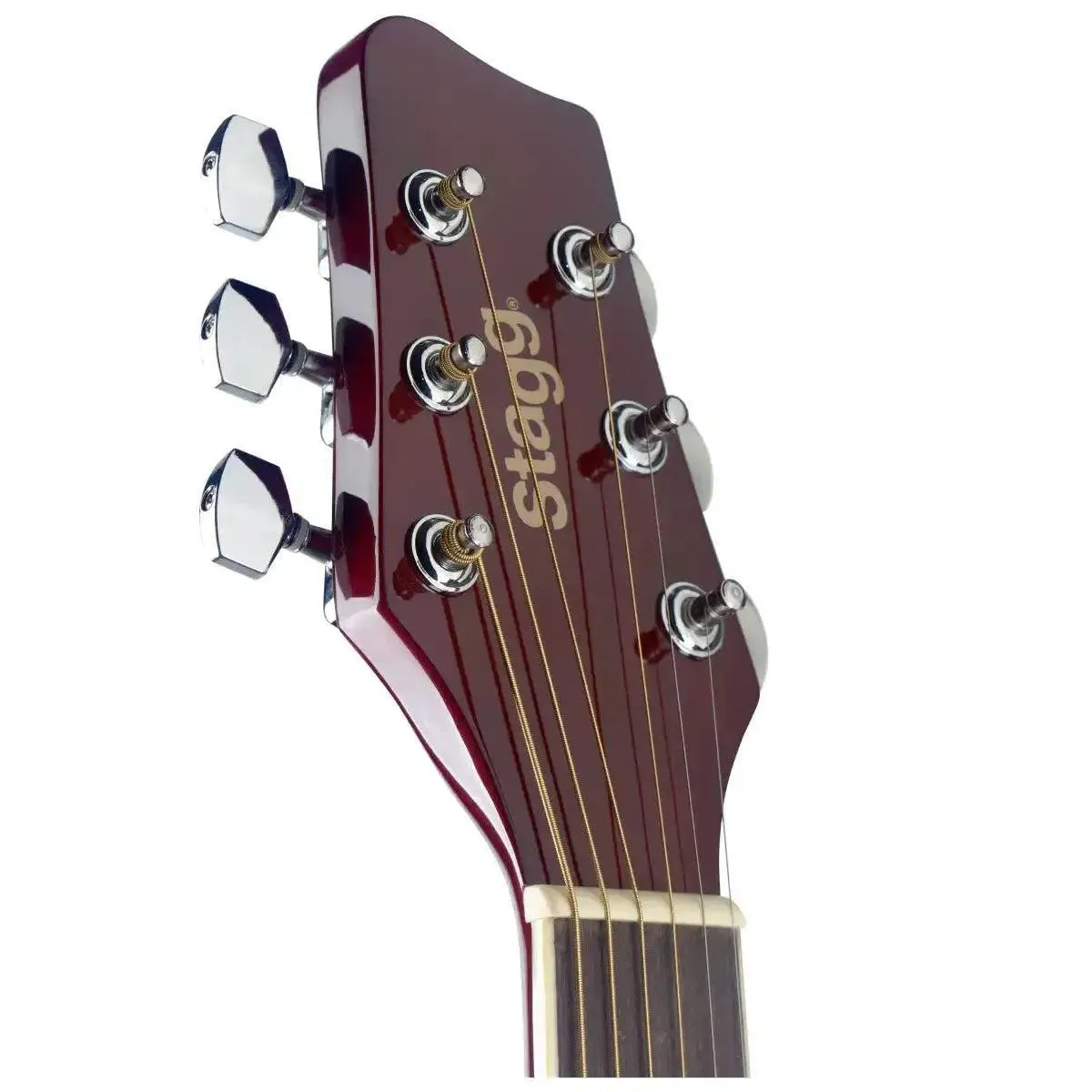 Stagg SA20ACE Auditorium Acoustic-Electric Guitar - Sunburst - Image 4