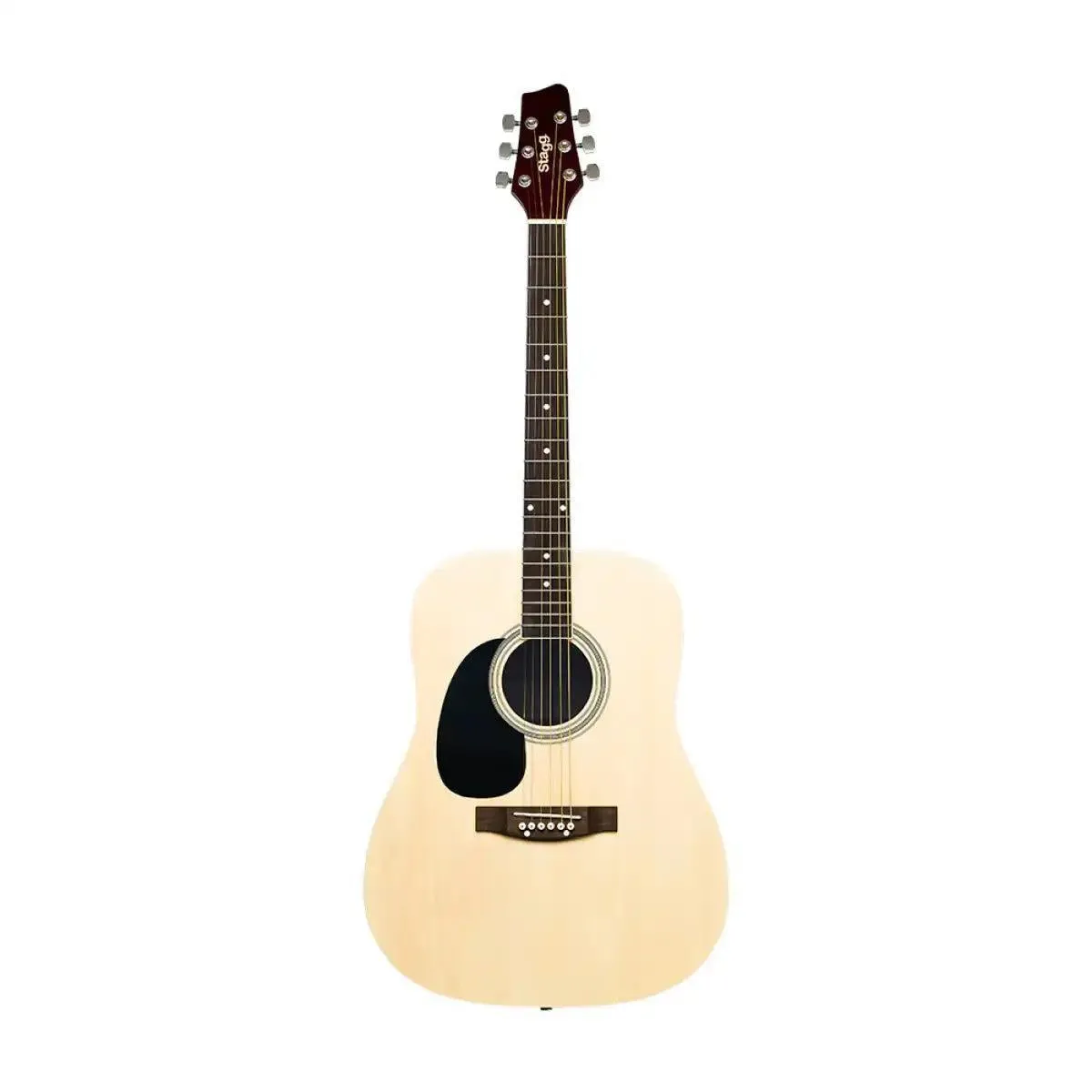 Stagg SA20D 3/4 Dreadnought Acoustic Guitar - Natural Left-Handed - Image 3