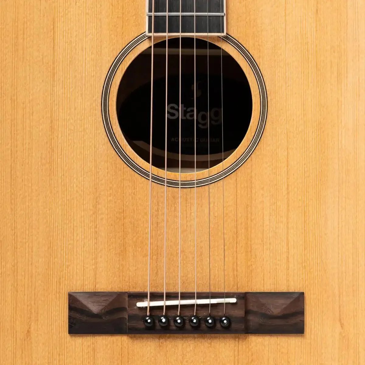 Stagg SA45 D-LW Series 45 Dreadnought Acoustic Guitar - Image 5