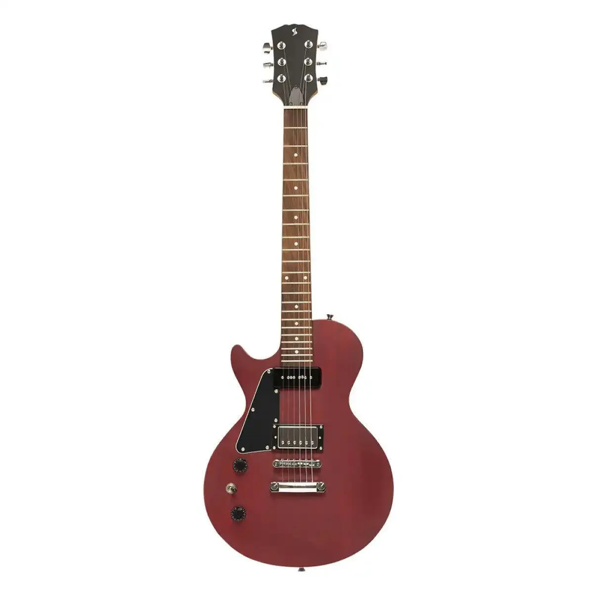 Stagg SEL-HB90 Standard Series Electric Guitar - Cherry Left-Handed - Image 3