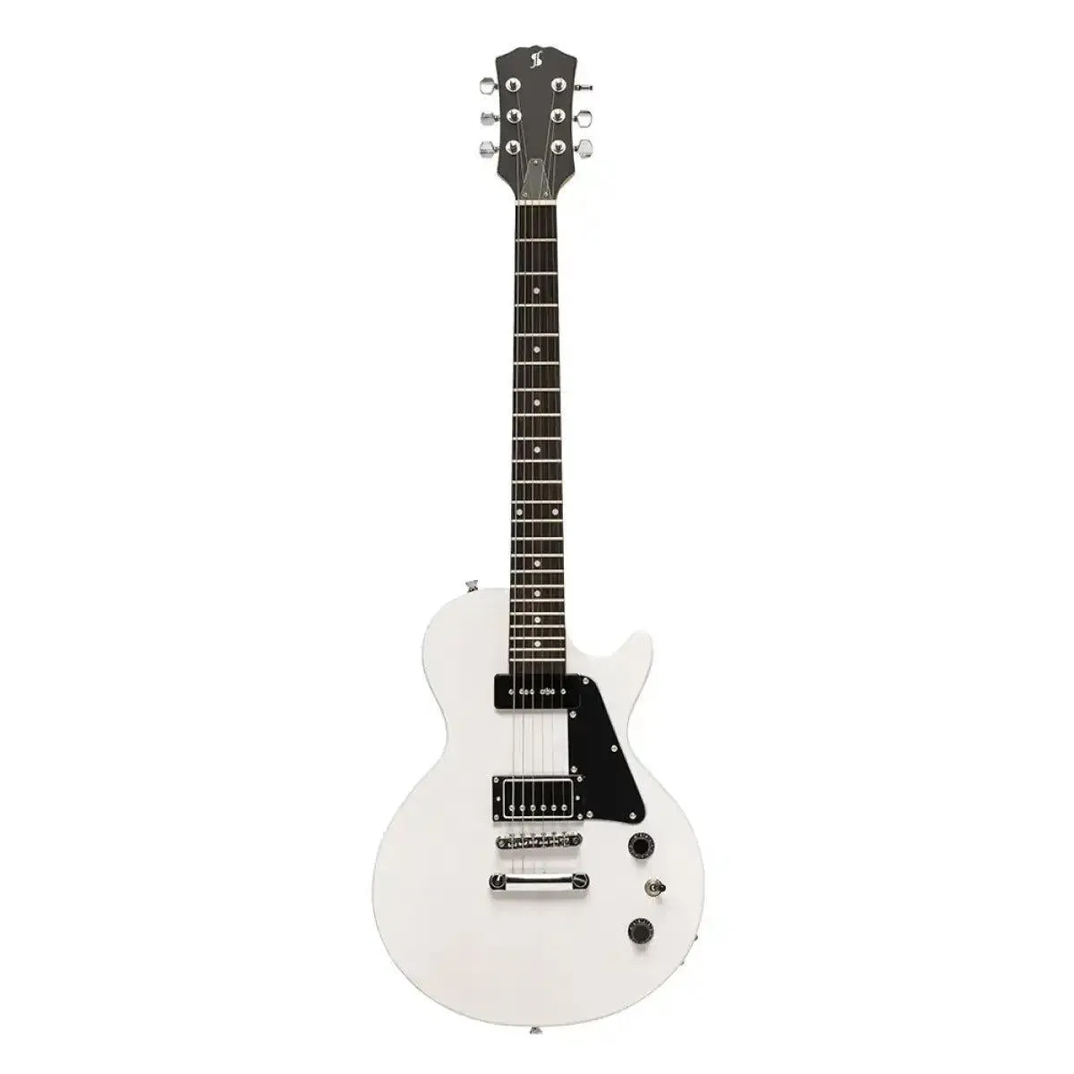 Stagg SEL-HB90 Standard Series Electric Guitar - White - Image 3