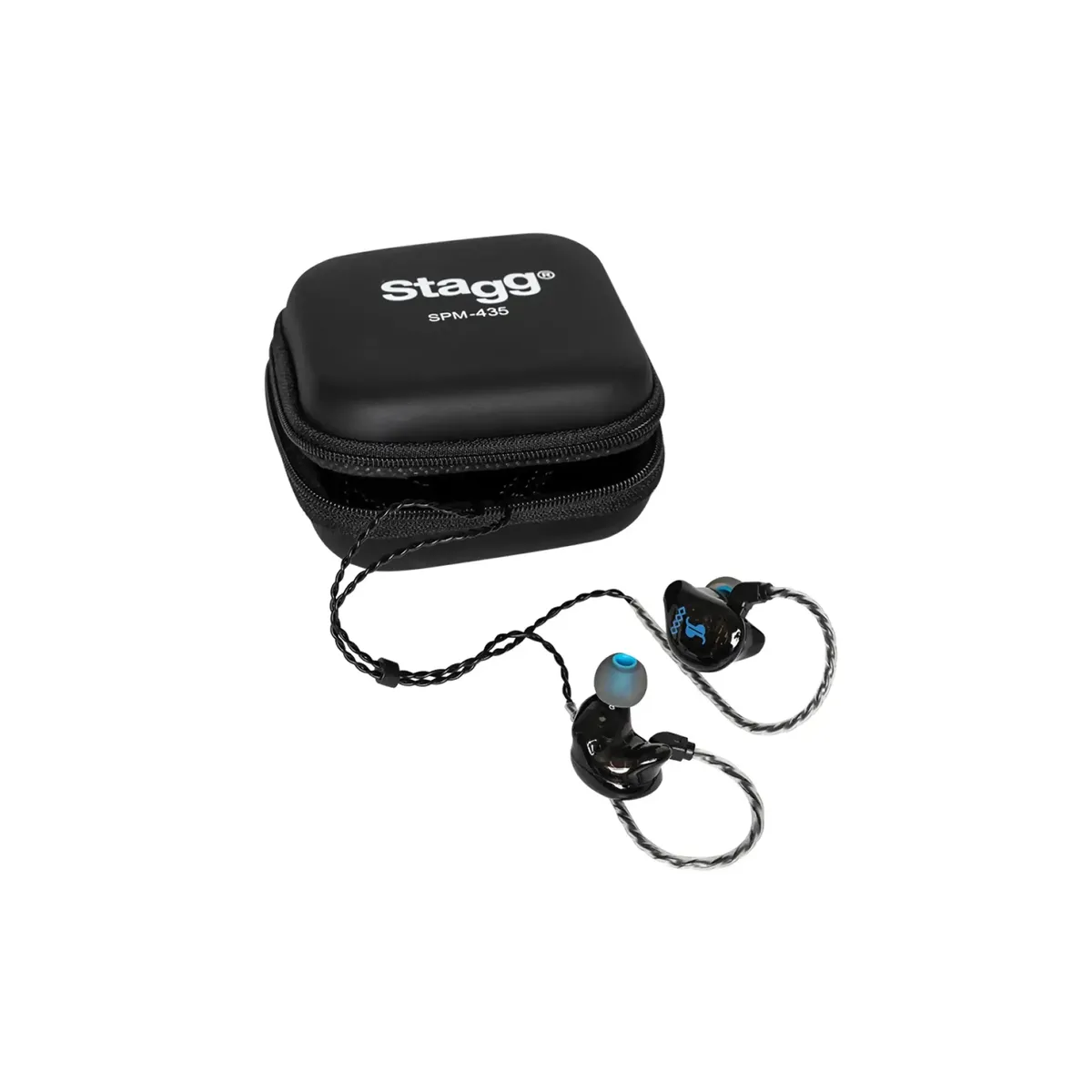 Stagg SPM-435 BK High Resolution Sound Isolating Earphones - 4 Drivers - Image 3
