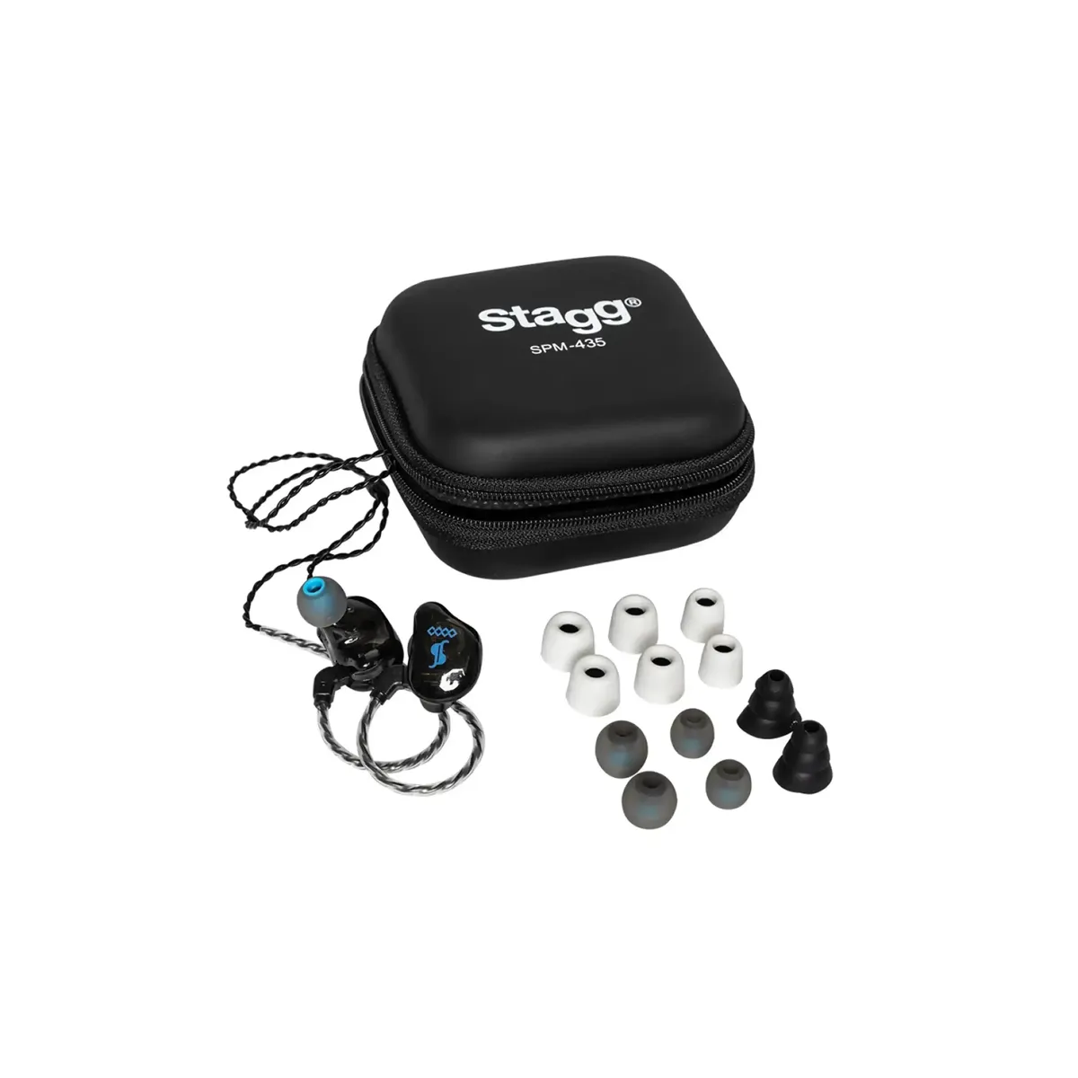 Stagg SPM-435 TR High Resolution Sound Isolating Earphones - 4 Drivers - Image 2