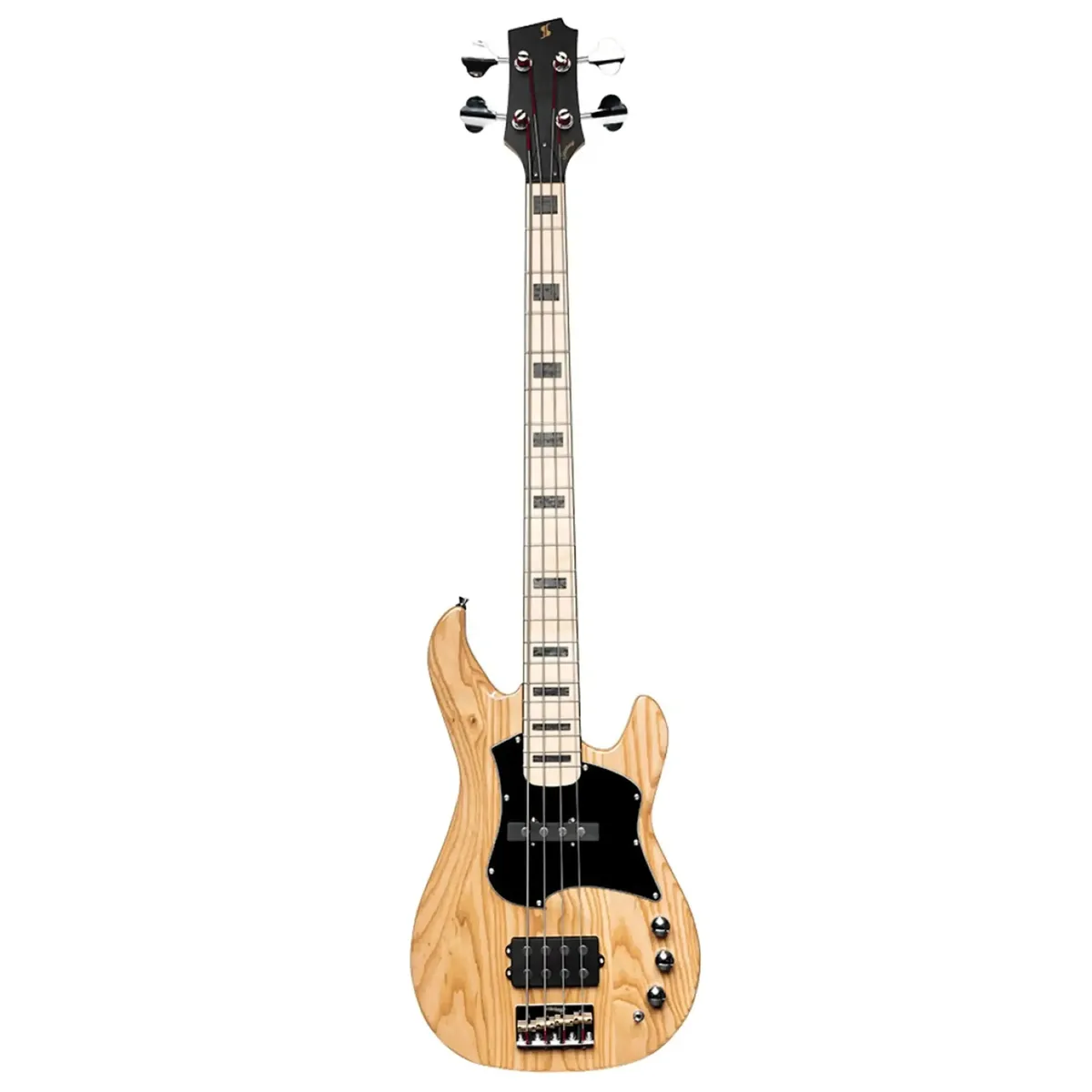 Stagg SVY J-FUNK NAT Silveray Series "J" Model Electric Bass Guitar - Image 3
