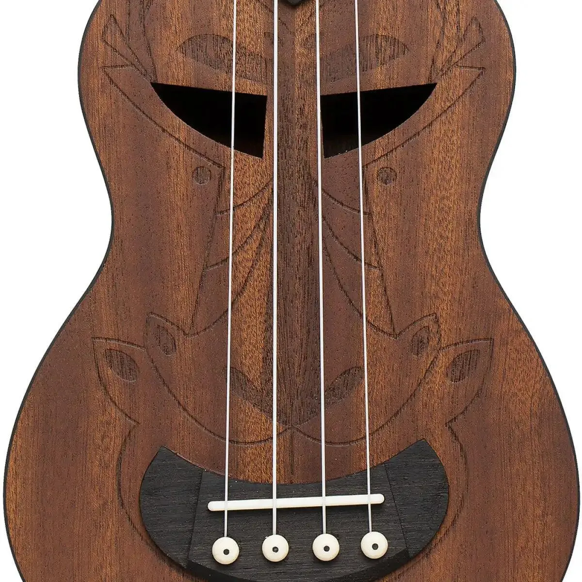 Stagg US-TIKI-AH Sapele Tiki Series Soprano Ukulele - Image 4