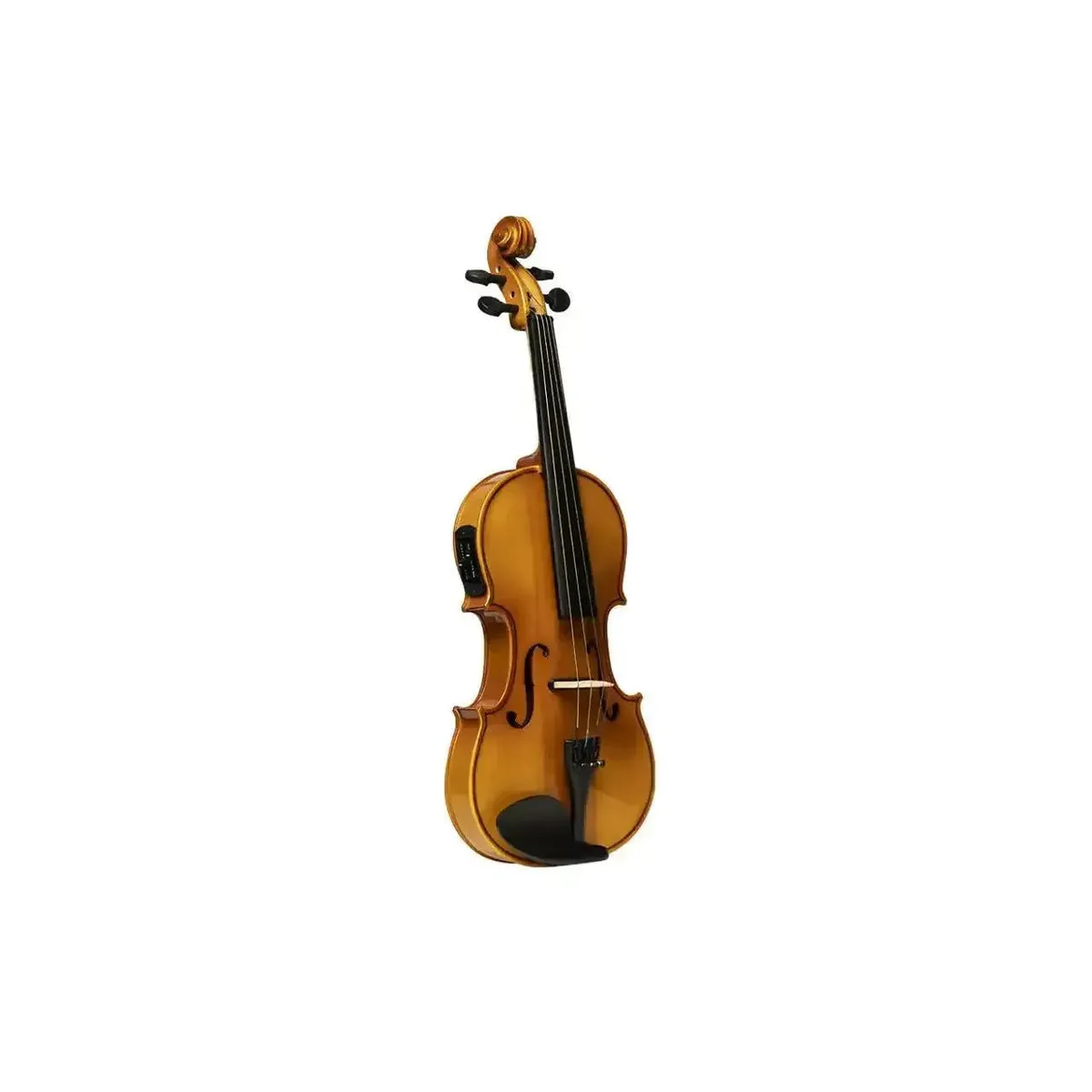 Stagg VN-4/4-ELEC-EF Solid Spruce 4/4 Acoustic-Electric Violin - Image 4