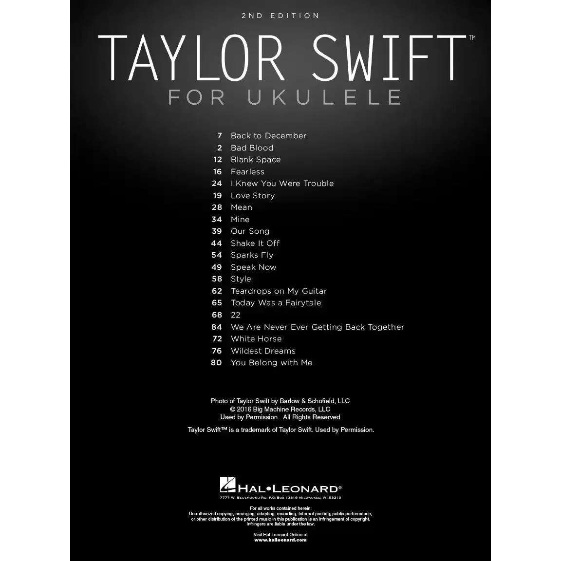 Taylor Swift For Ukulele - 2nd Edition - Image 6