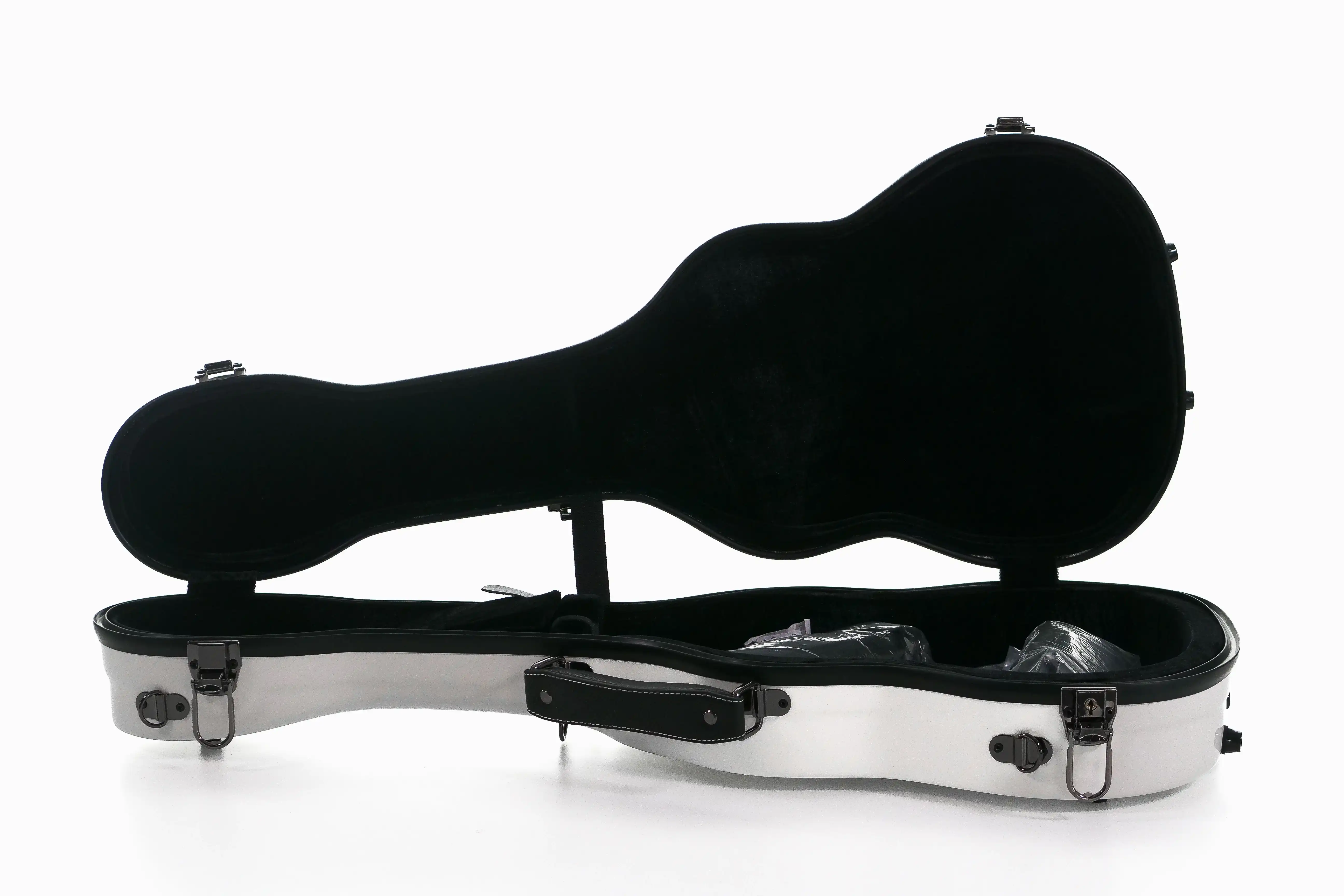 Tenor Ukulele White Fiberglass Hardshell Case - Image 2