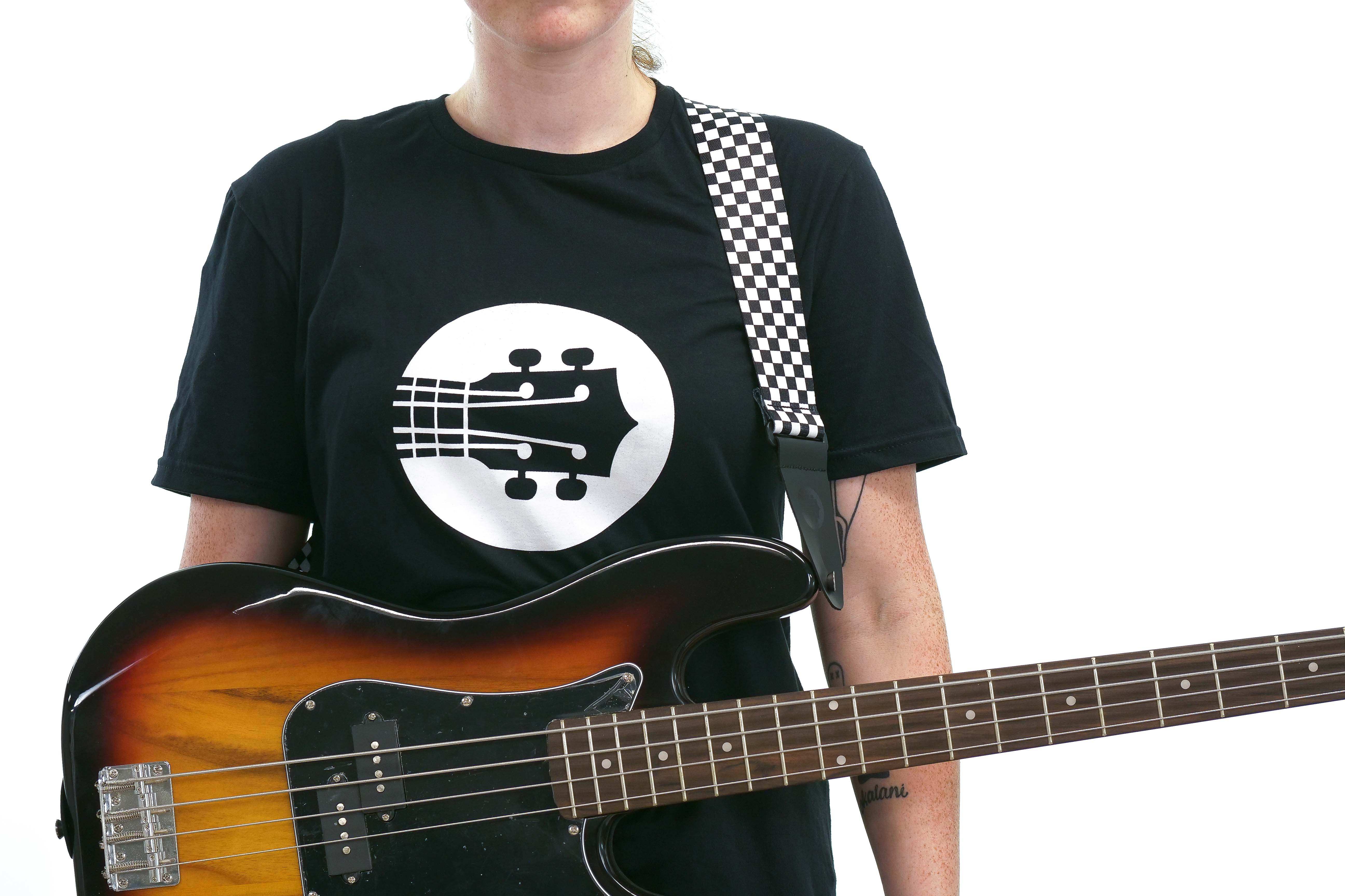 Terry Carter Music Store 2 Inch Sublimation Guitar and Ukulele Strap - CHECKERBOARD - Image 10