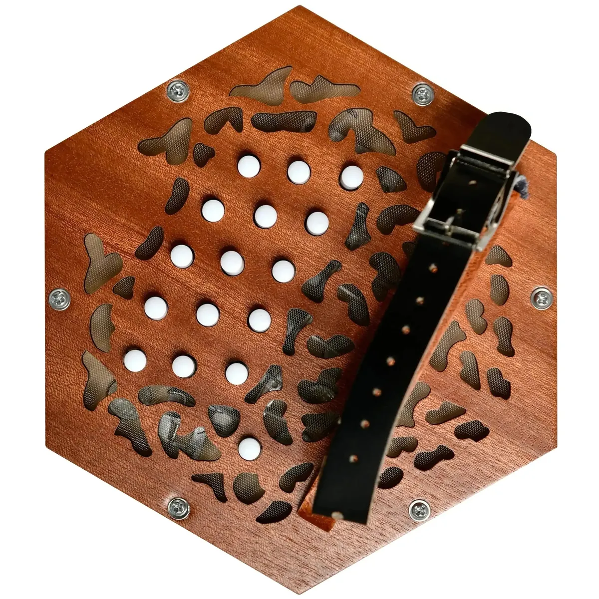 Trinity College AP-1230A Anglo-Style Concertina – 30-button – Walnut - Image 3