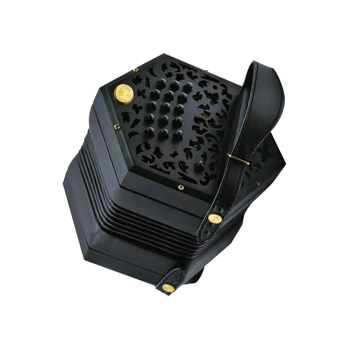 Trinity College AP-3530A Anglo-Style Concertina 30-button – Satin Black