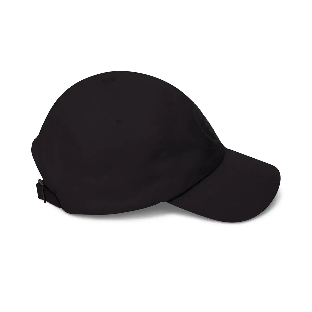 Uke Like The Pros 10th Anniversary Embroidered Dad Cap - Black on Black - Image 4