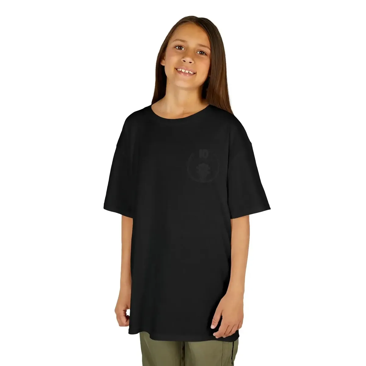 Uke Like The Pros 10th Anniversary Kids T‑Shirt — Black on Black - Image 5