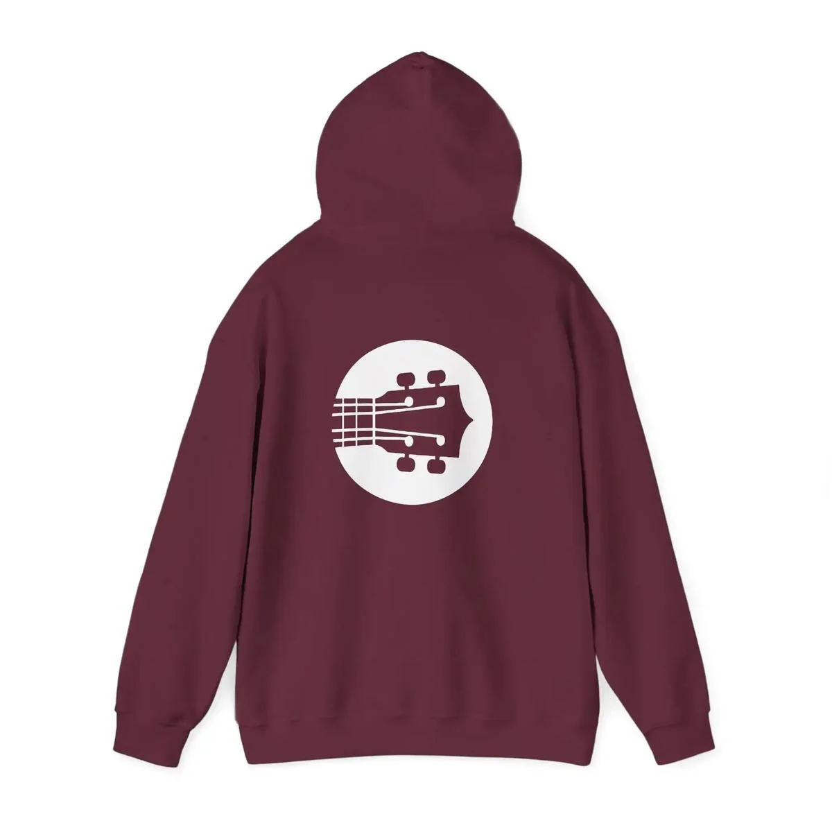 Uke Like The Pros Hoodie - White Logo Pullover - Image 19