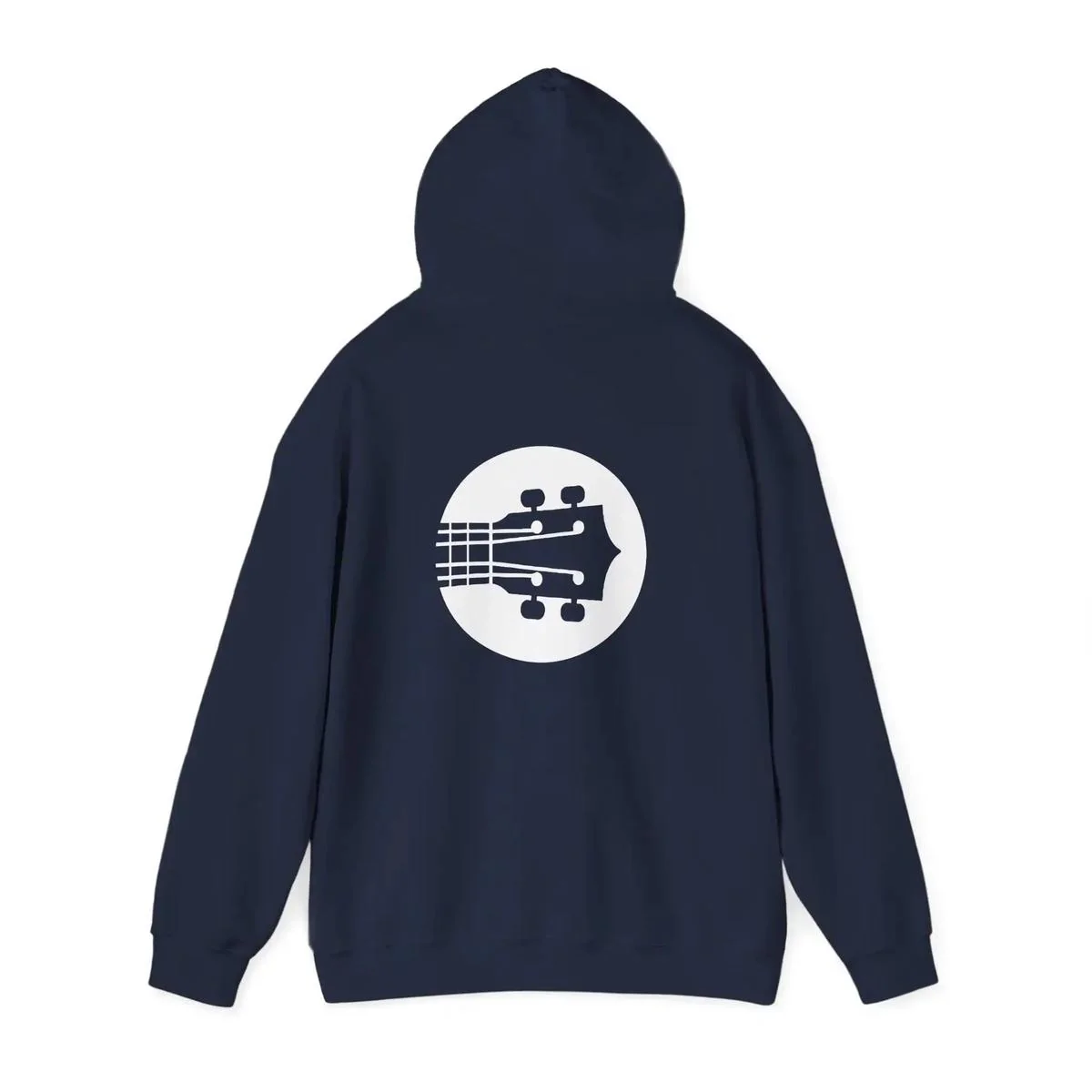 Uke Like The Pros Hoodie - White Logo Pullover - Image 34
