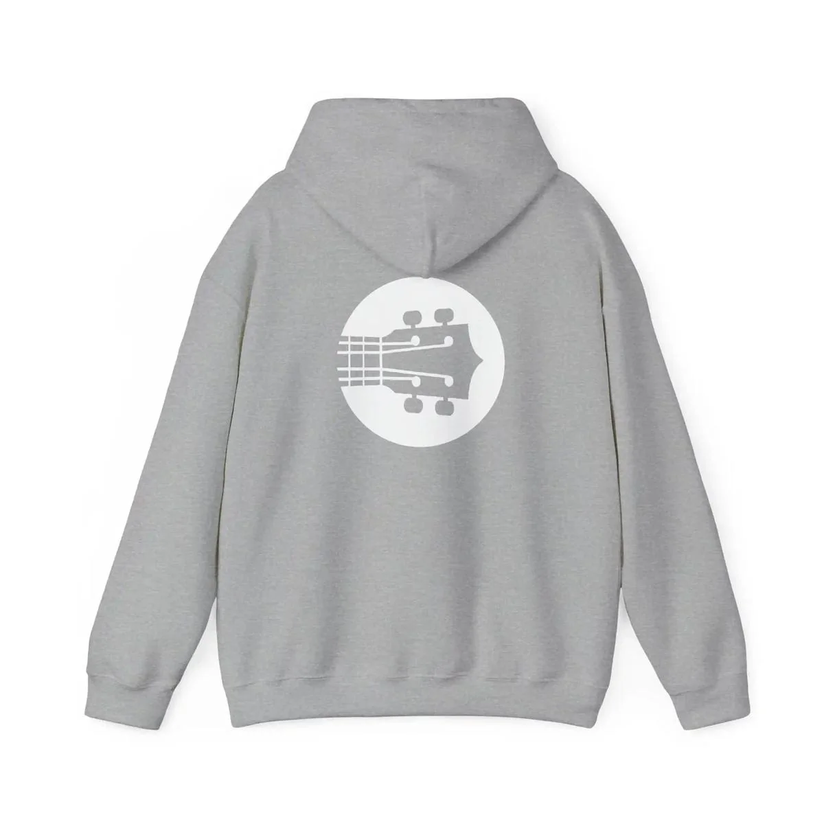 Uke Like The Pros Hoodie - White Logo Pullover - Image 39