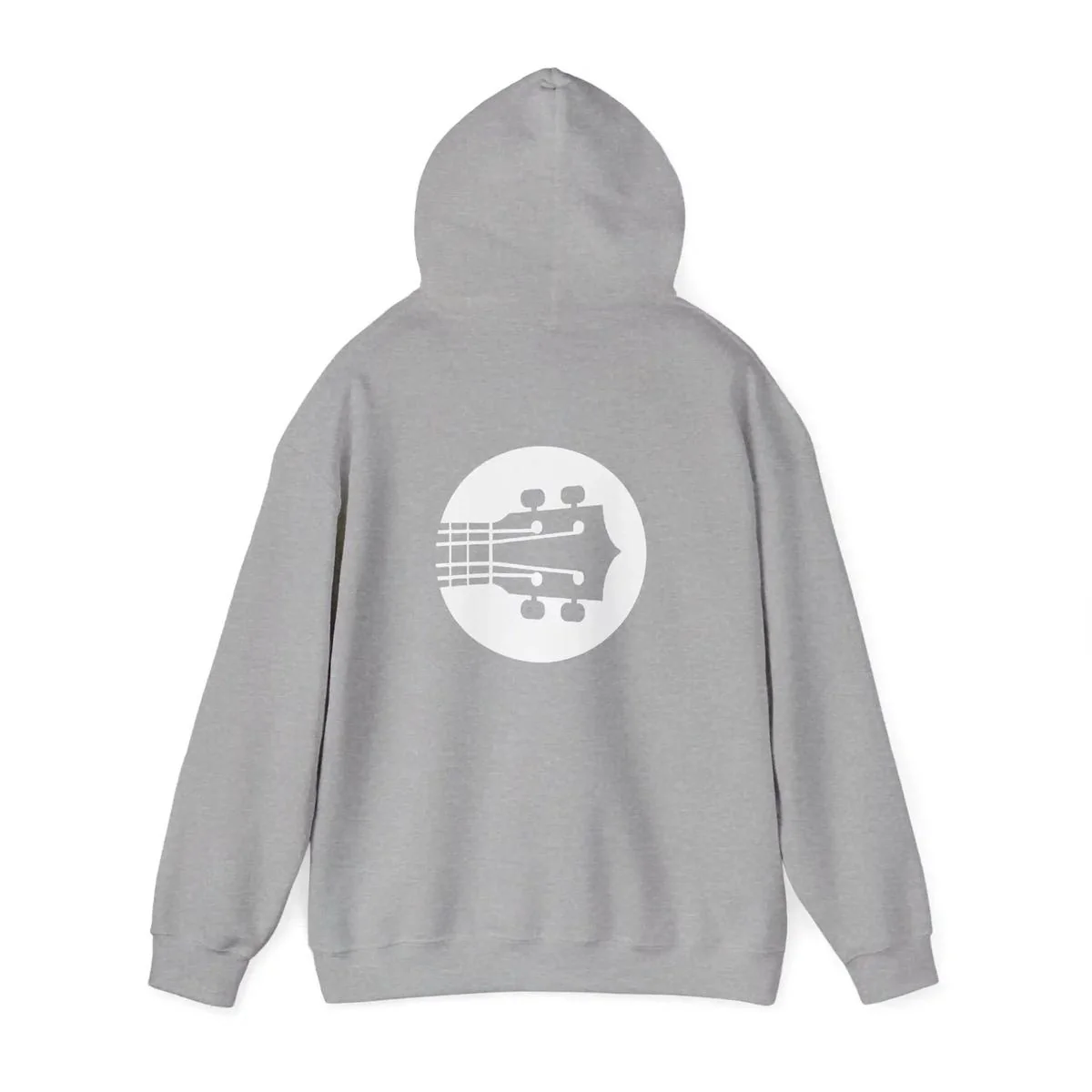 Uke Like The Pros Hoodie - White Logo Pullover - Image 40